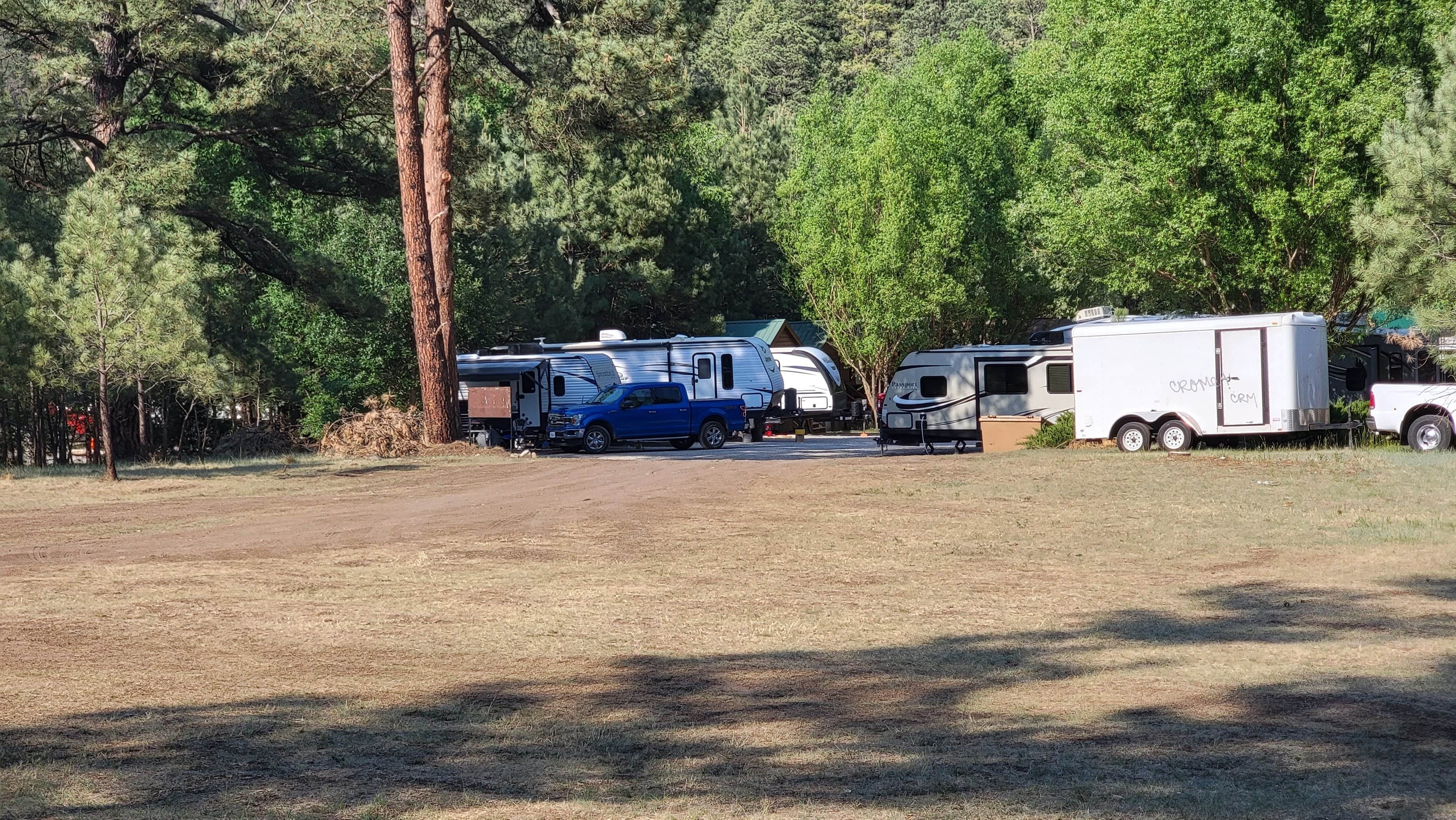 Jeffrey T.'s photo of rv camping at Rainbow Lake Cabin & RV Resort near Lincoln National Forest