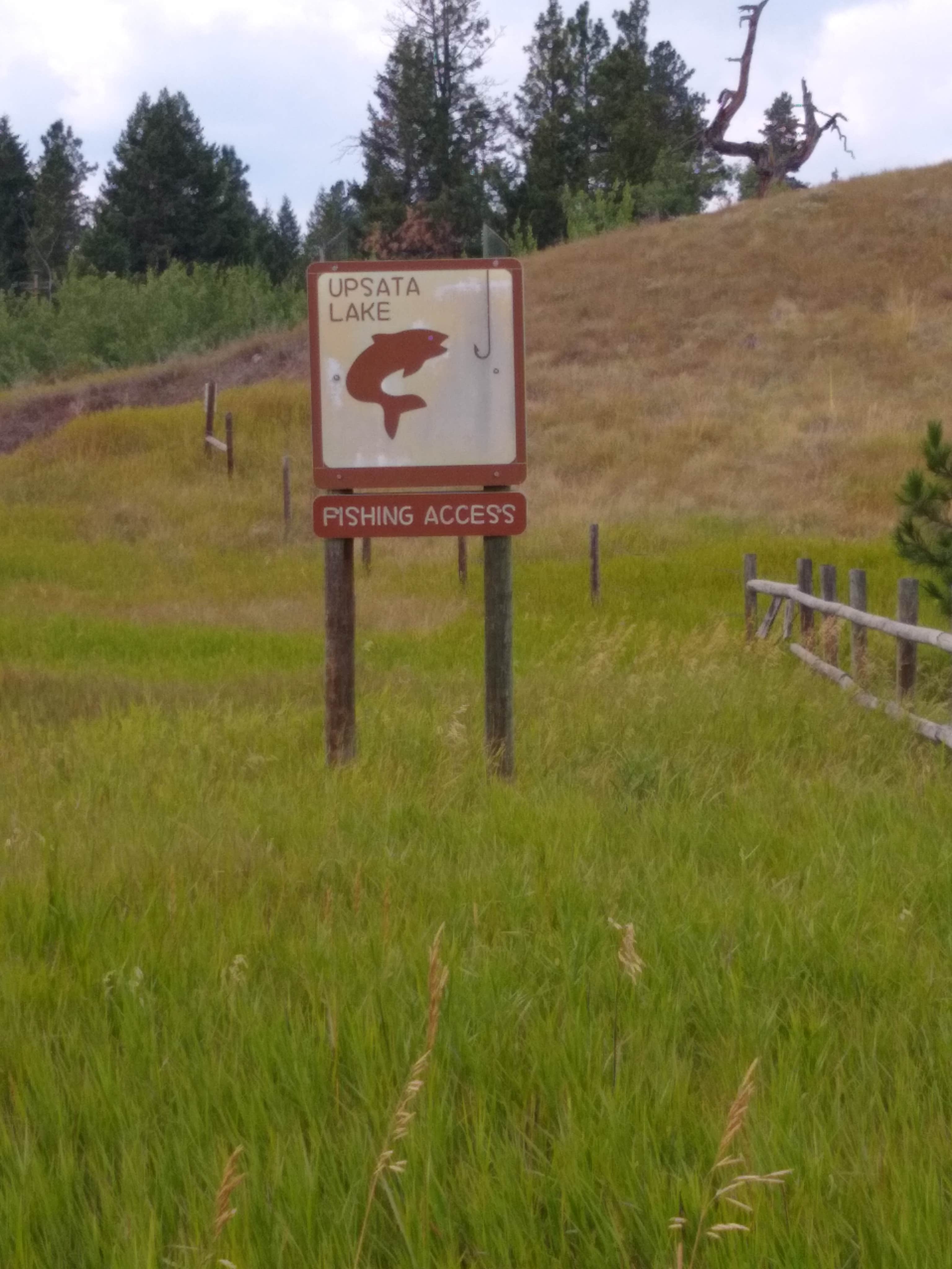 Camper-submitted photo at Upsata Lake near Drummond, MT