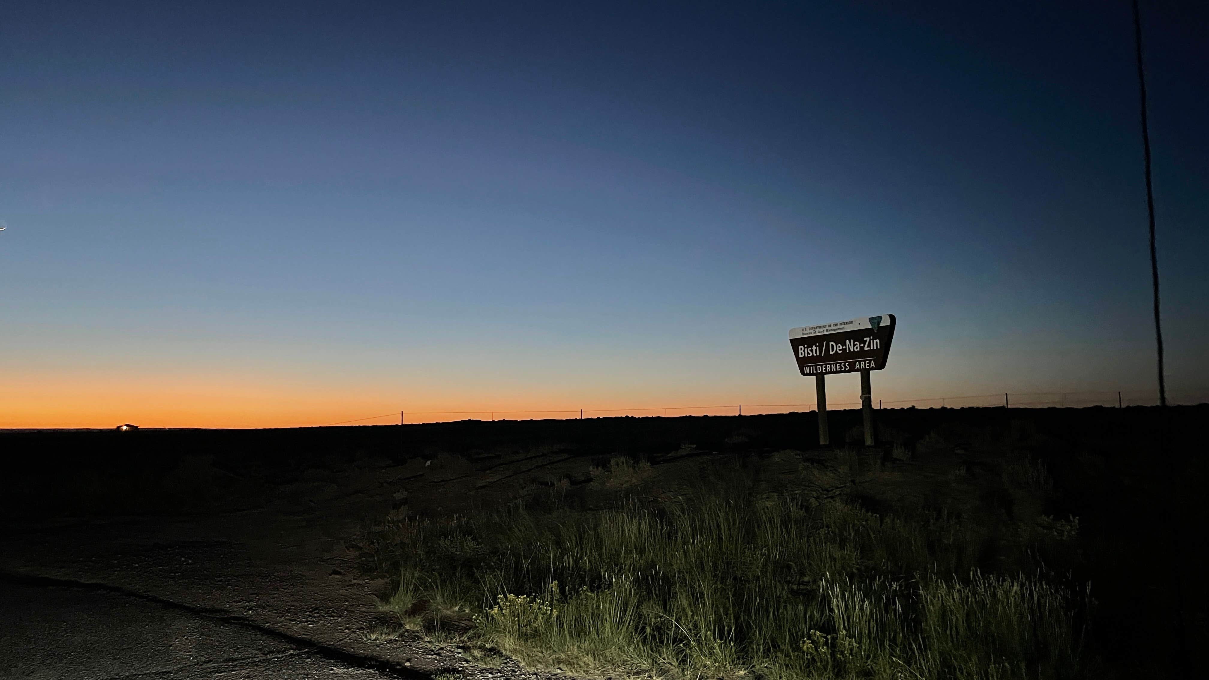 Devang S.'s photo of a dispersed camping area at Bisti / De-Na-Zin Wilderness Area near Newcomb, NM
