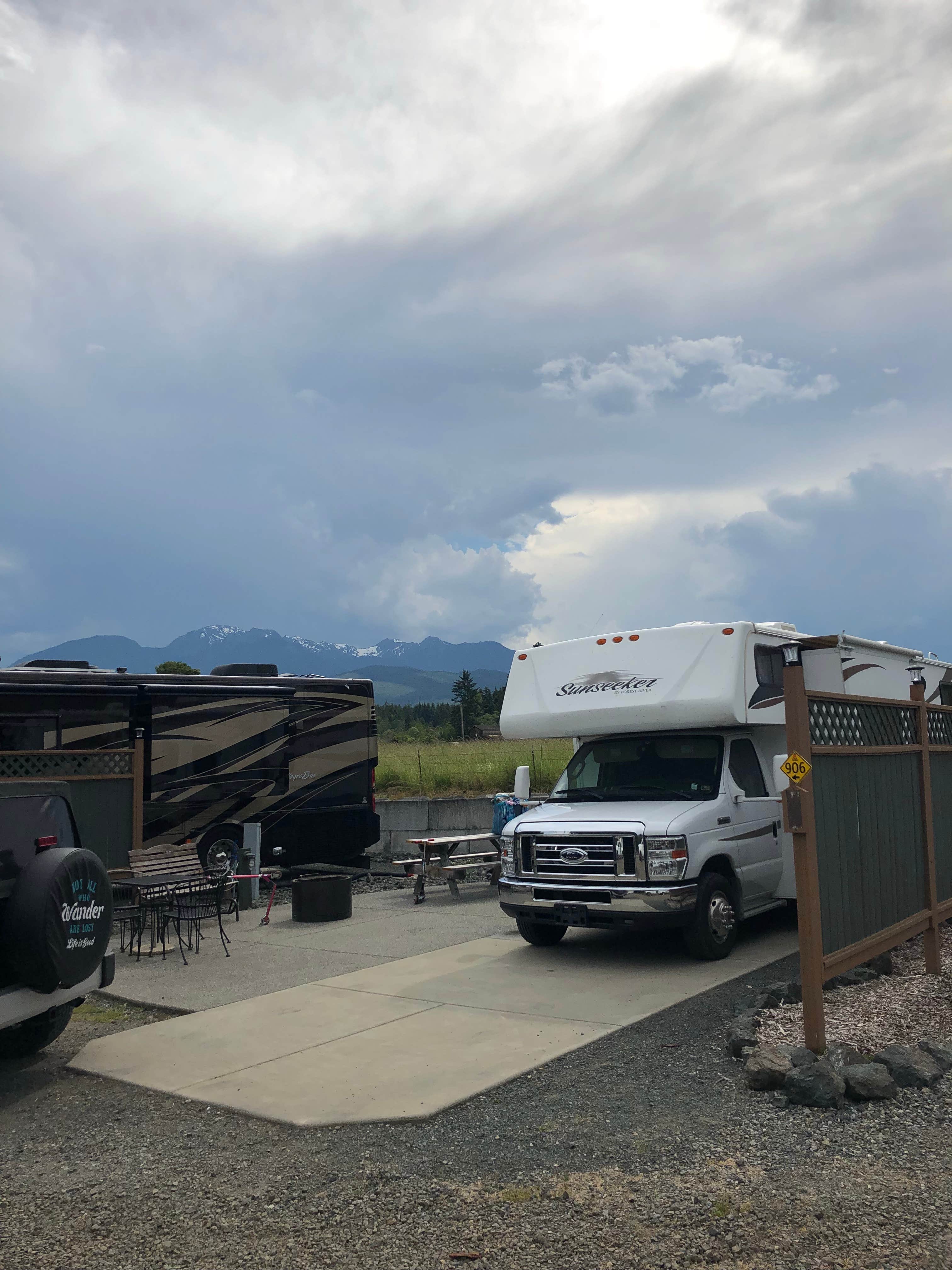 Melanie B.'s photo of rv camping at Olympic Peninsula-Port Angeles KOA near Port Angeles, WA