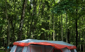 Gloria G.'s photo of tent camping at Easter Posey MWR Military - Redstone Arsenal near Addison, AL