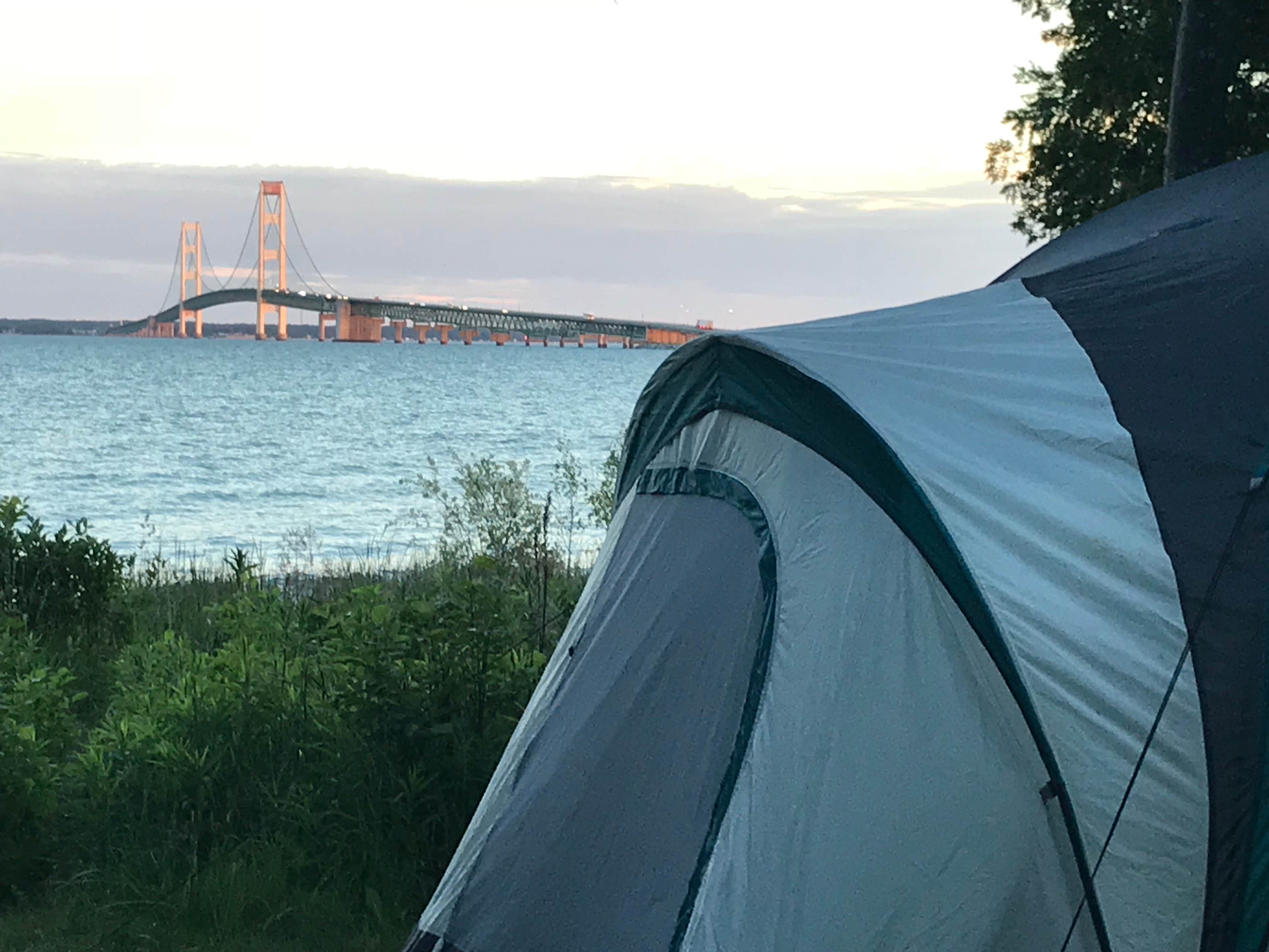 Melissa A.'s photo at Straits State Park Campground near Levering, MI