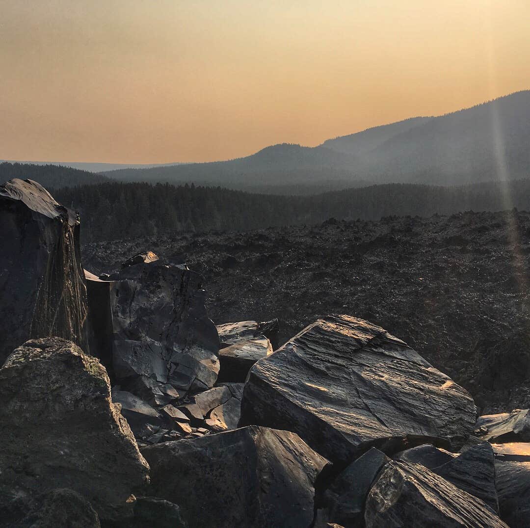 Camper submitted image from Newberry National Volcanic Monument - Deschutes NF - 1