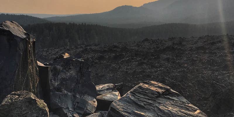 Camper submitted image from Newberry National Volcanic Monument - Deschutes NF