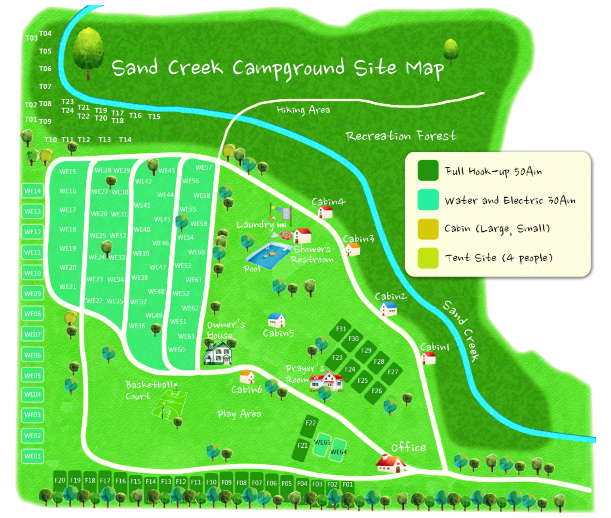 Map of grounds