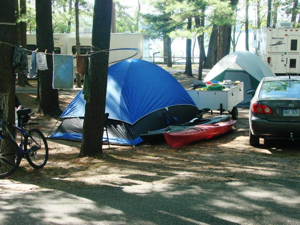 Camper-submitted photo at Otsego Lake State Park Campground near Gaylord, MI
