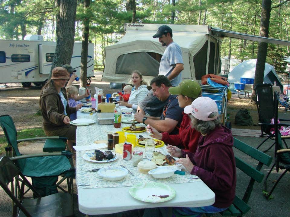 Camper-submitted photo at Otsego Lake State Park Campground near Gaylord, MI