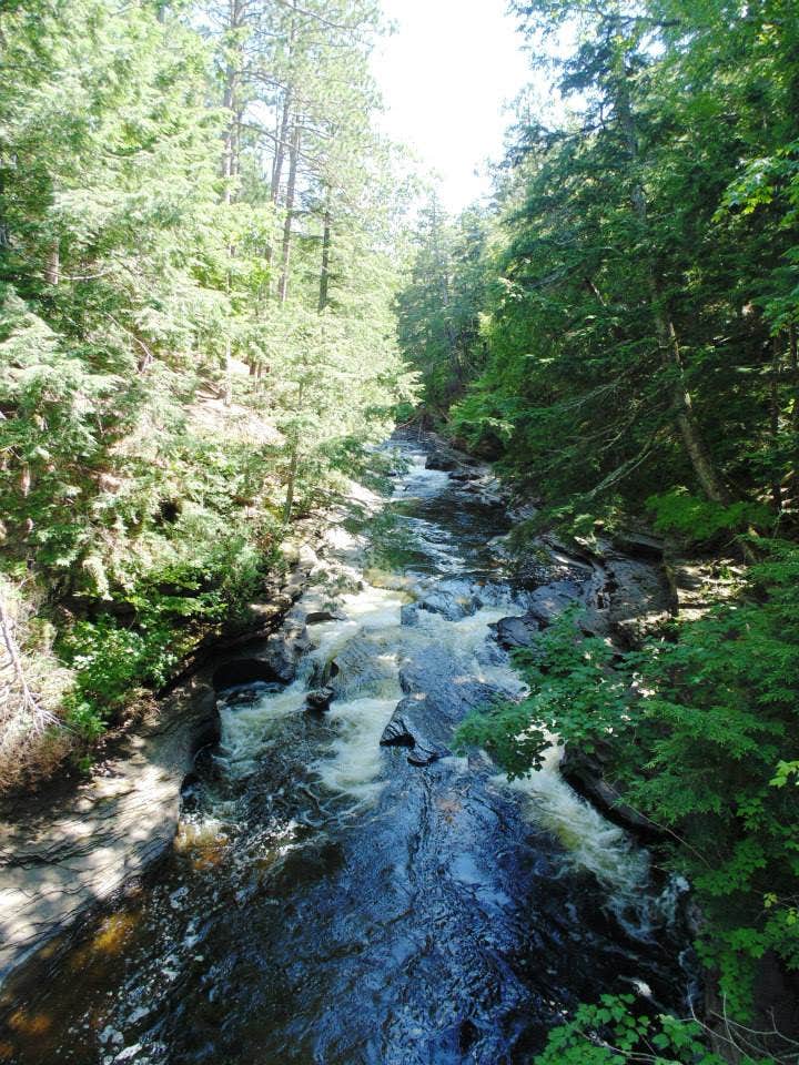 Camper submitted image from Little Presque Isle State Forest Cabins - 3