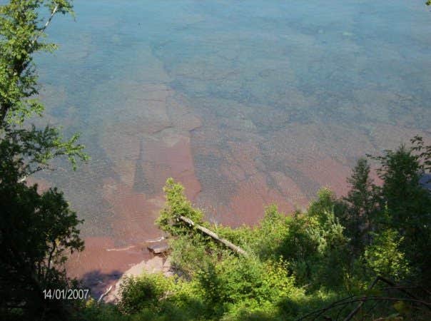 Camper-submitted photo at Little Presque Isle Rustic Outpost Camp — Porcupine Mountains Wilderness State Park near Presque Isle, WI