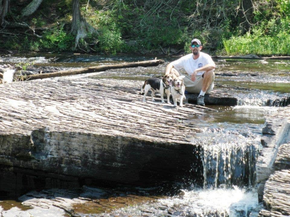 Camper-submitted photo at Little Presque Isle Rustic Outpost Camp — Porcupine Mountains Wilderness State Park near Presque Isle, WI