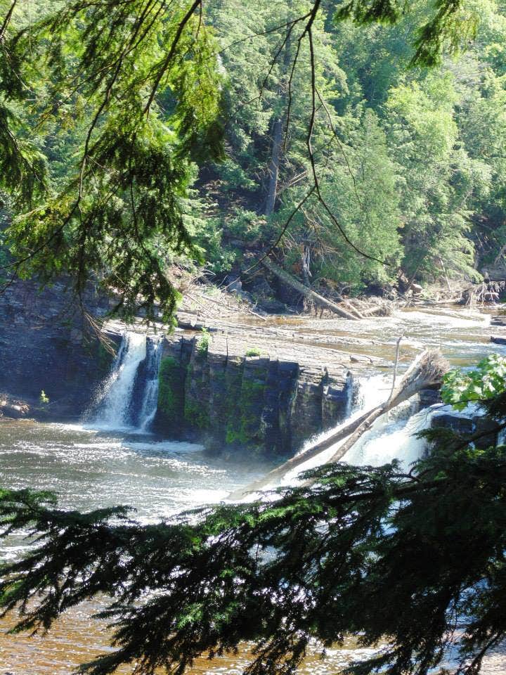 Camper-submitted photo at Little Presque Isle Rustic Outpost Camp — Porcupine Mountains Wilderness State Park near Presque Isle, WI