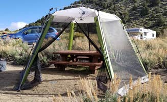 Jen H.'s photo of rv camping at Four Jeffery Campground near Toms Place, CA