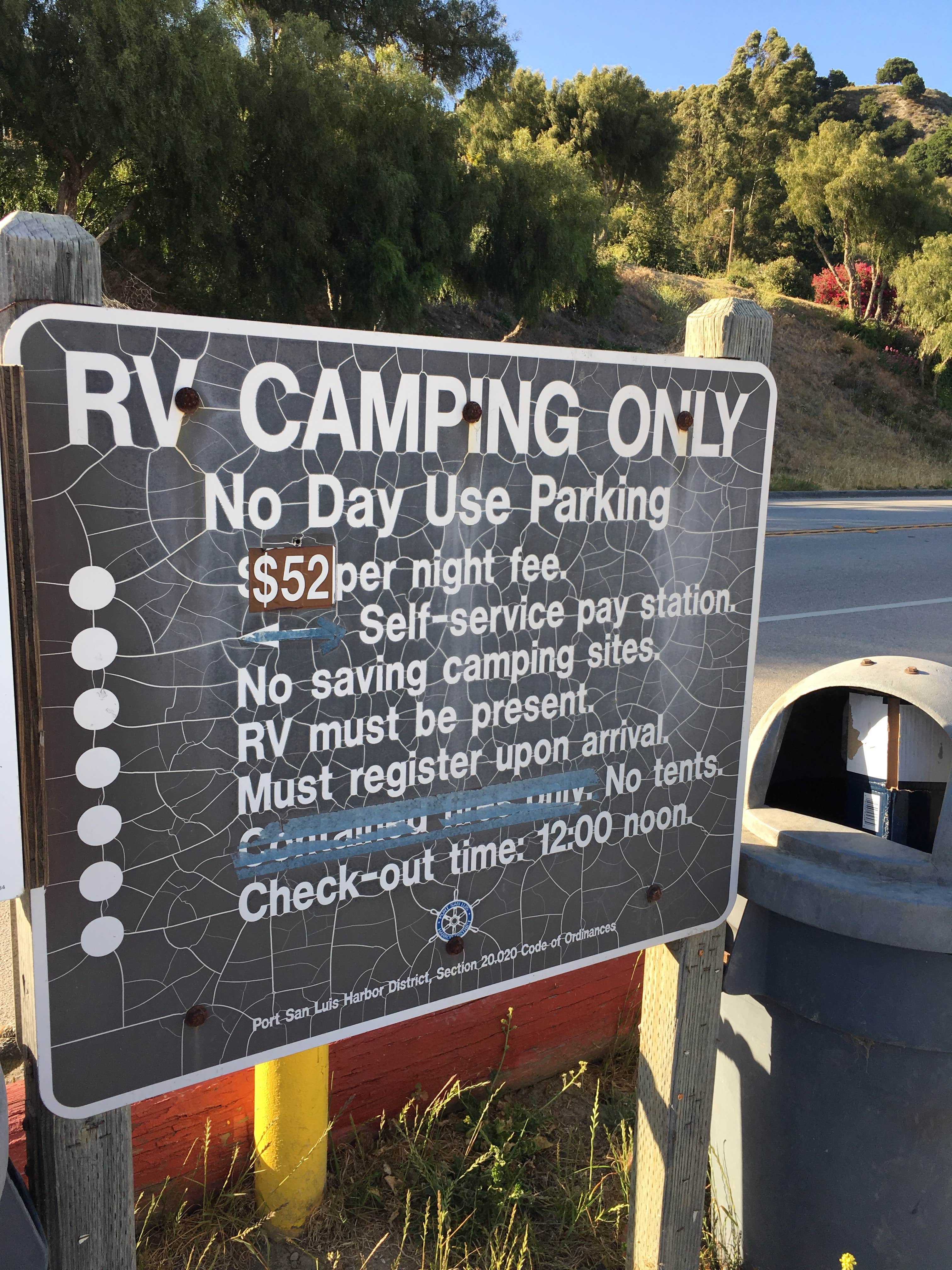 Camper-submitted photo at Port San Luis RV Campground near Avilla Beach, CA