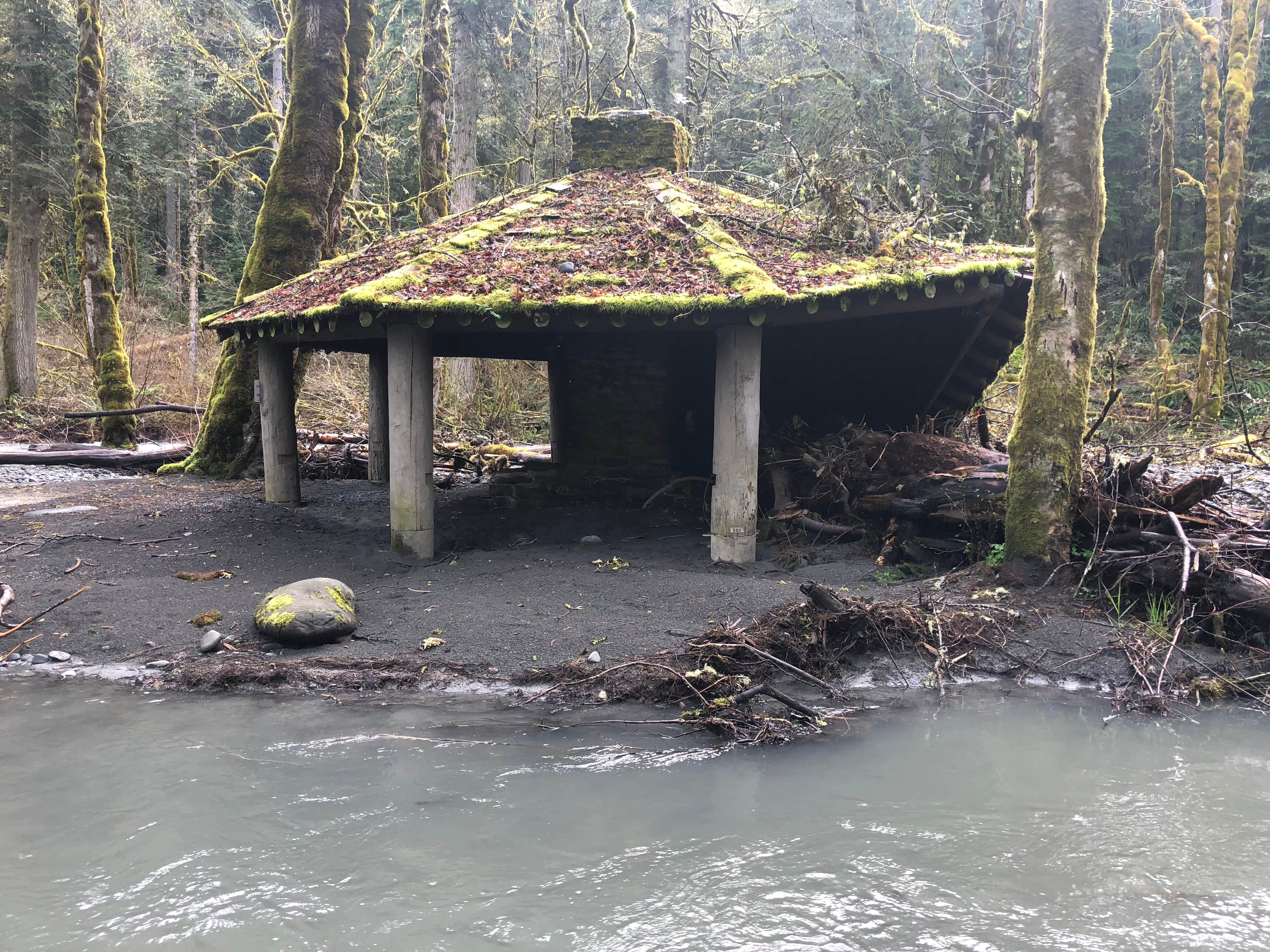 Dani H.'s photo of glamping accommodations at Elwha Campground - CLOSED — Olympic National Park near Sekiu, WA