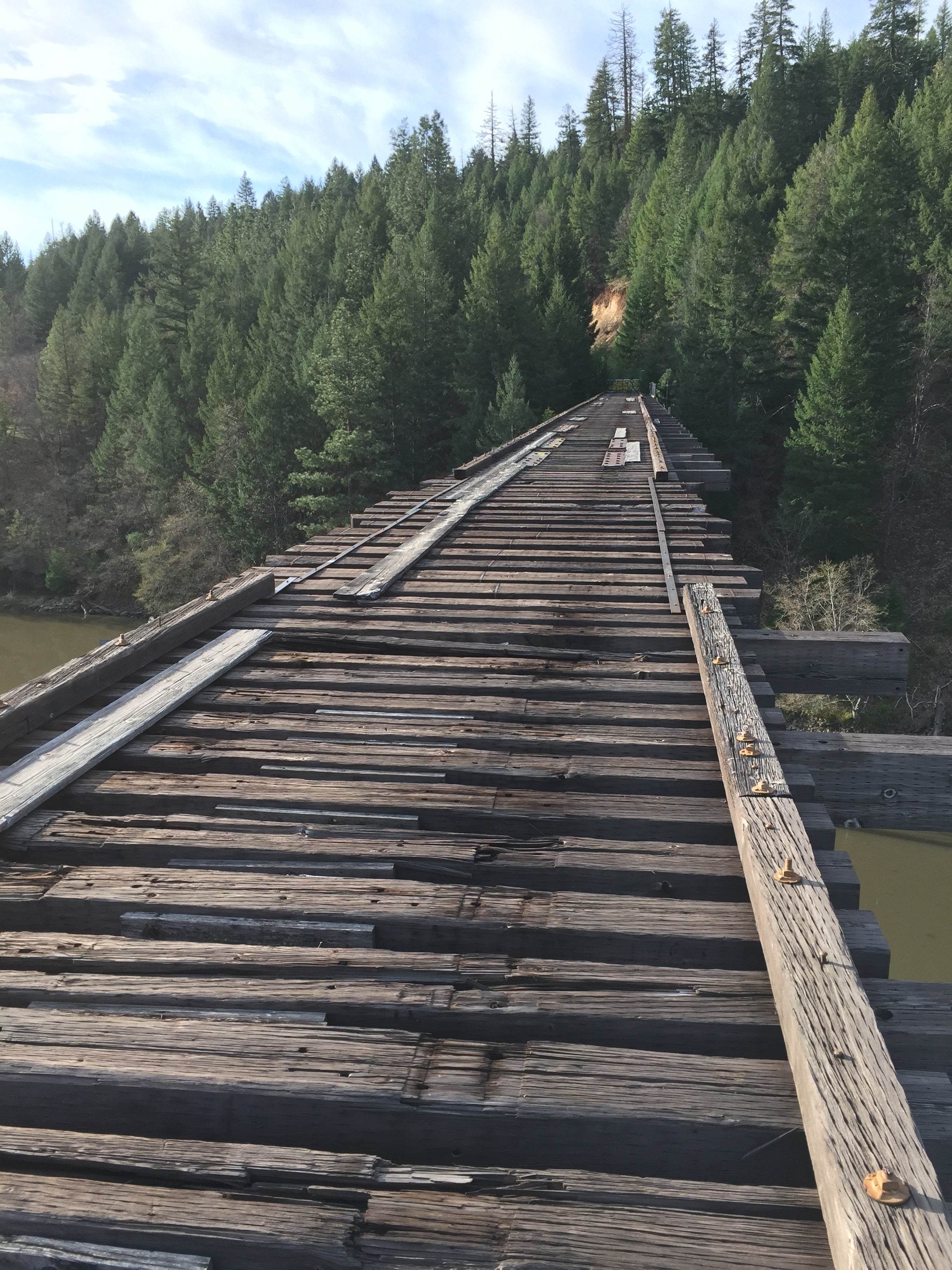 The old bridge/railroad from the movie Stand By Me