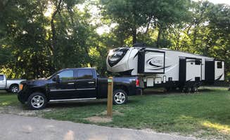Julie C.'s photo of rv camping at Lake of Three Fires State Park Campground near Skidmore, MO