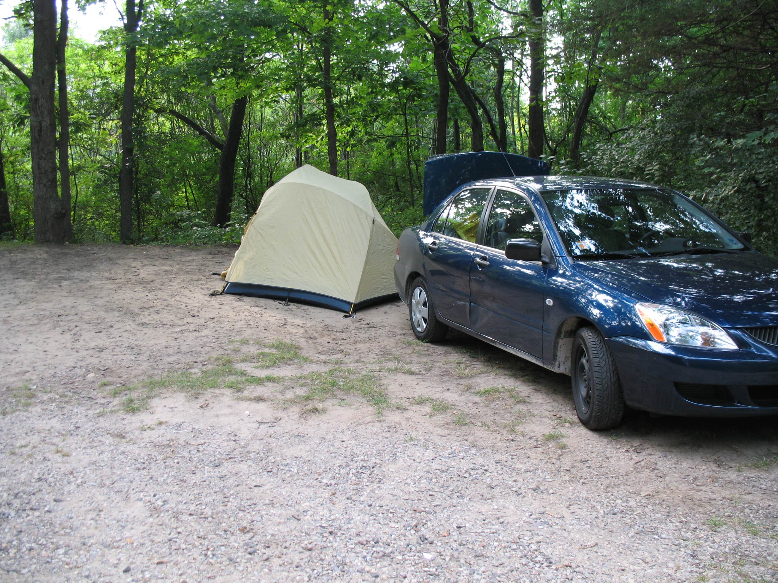 Camper submitted image from Quartzite Campground — Devils Lake State Park - 4