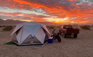 Jenna S.'s photo of tent camping at Ocotillo Wells State Vehicular Recreation Area near Warner Springs, CA