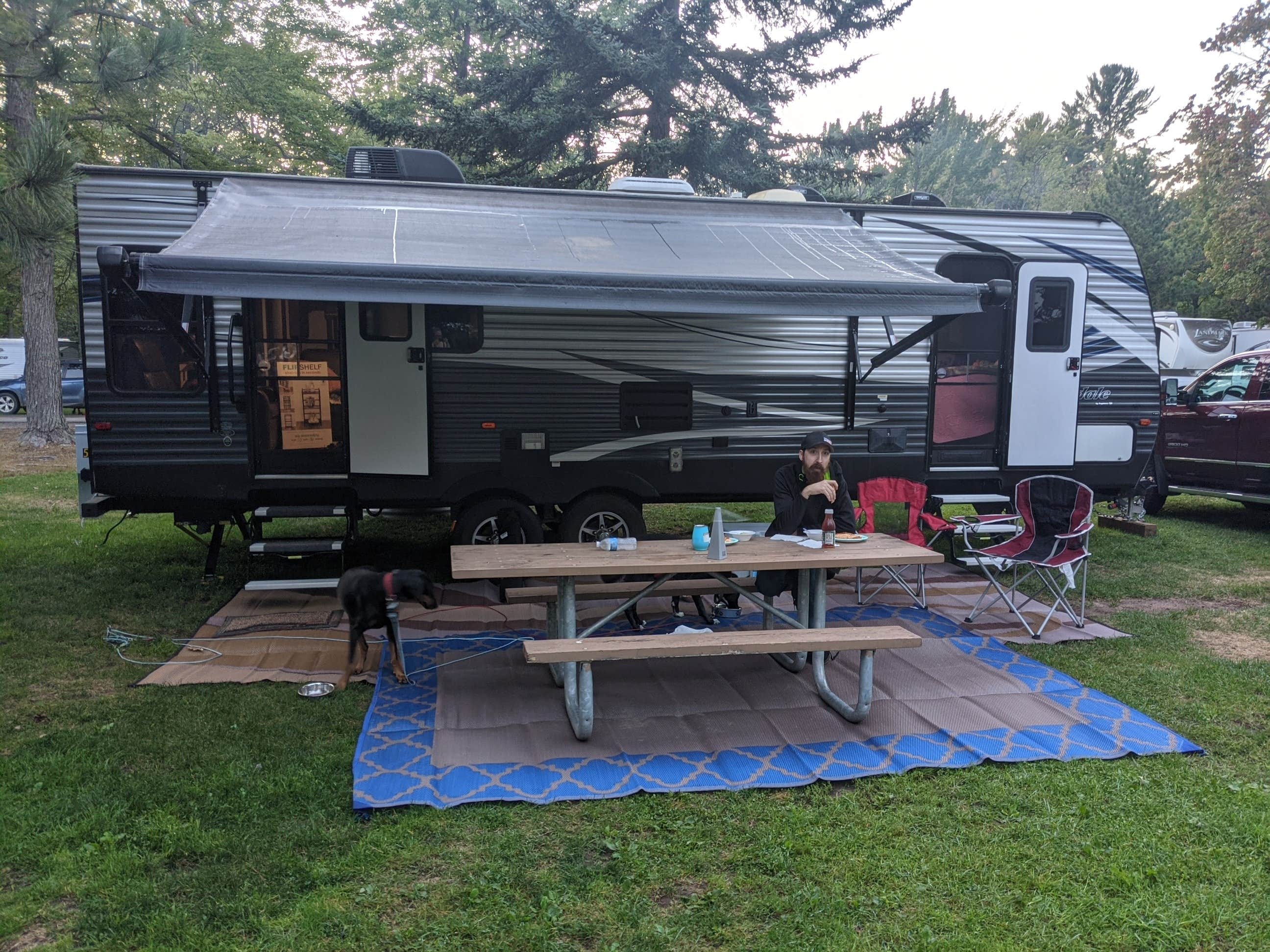 Amy S.'s photo of rv camping at Baraga State Park Campground near Keweenaw Bay, MI