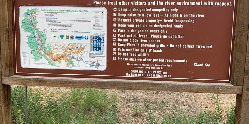 Camper submitted image from Five Points Campground — Arkansas Headwaters Recreation Area