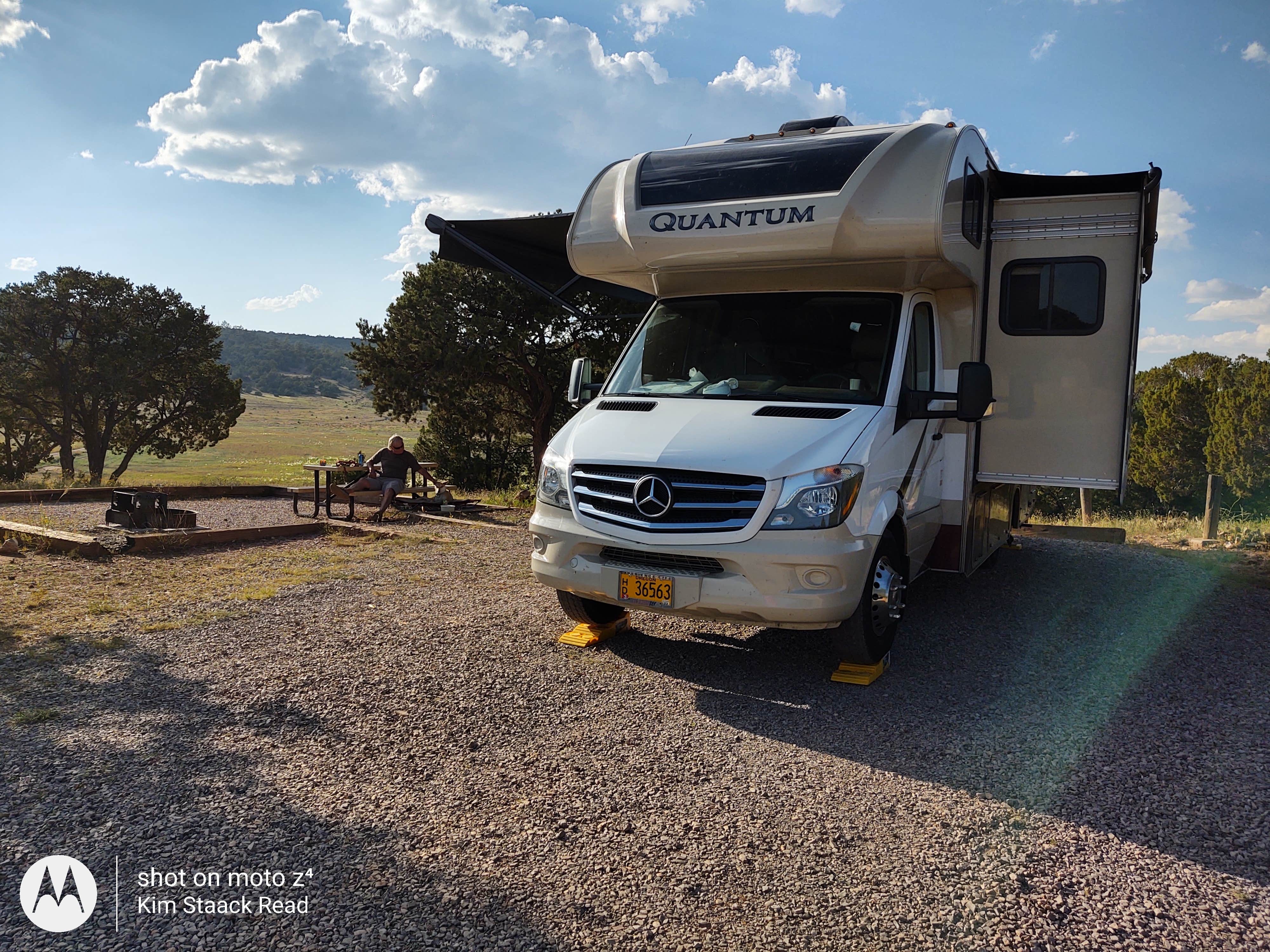 Kim S.'s photo of rv camping at Bluewater Lake State Park Campground near San Mateo, NM