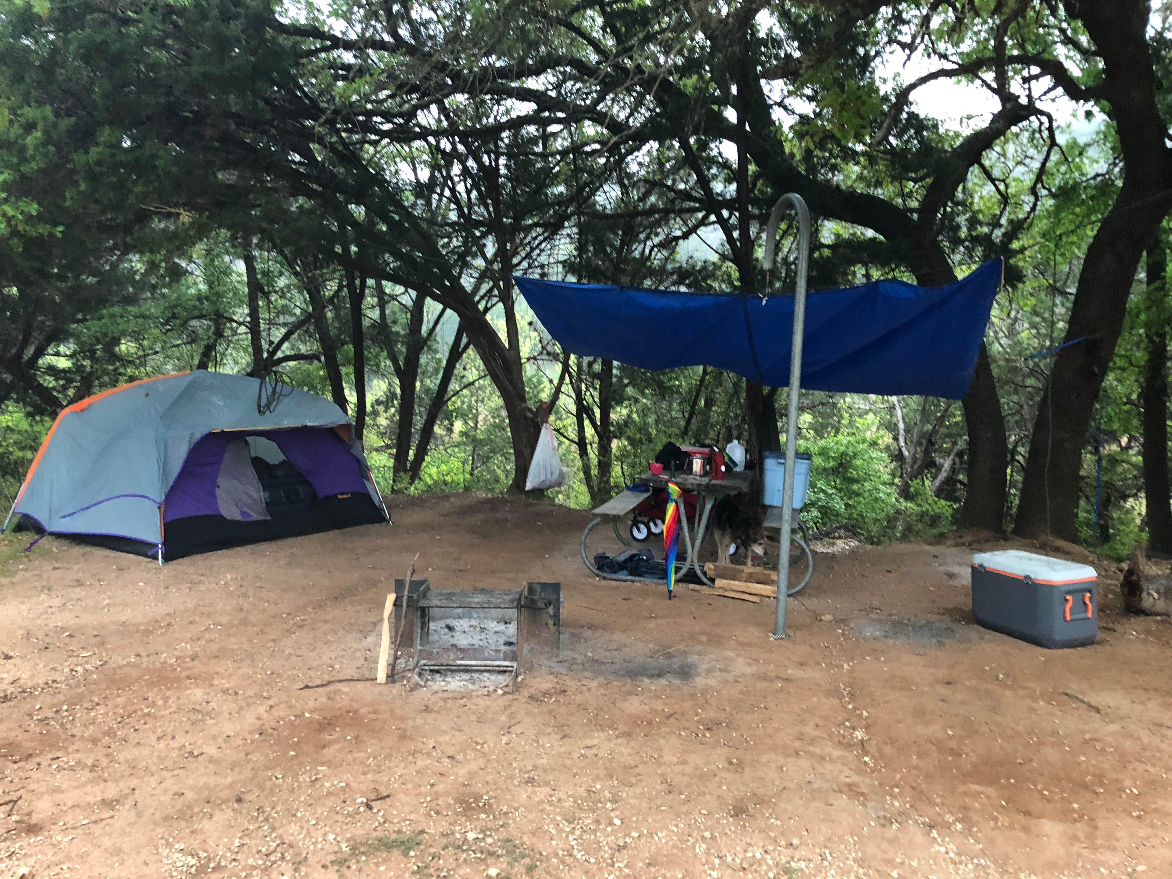 Cassandra C.'s photo of tent camping at North Area — Colorado Bend State Park Campground in Texas