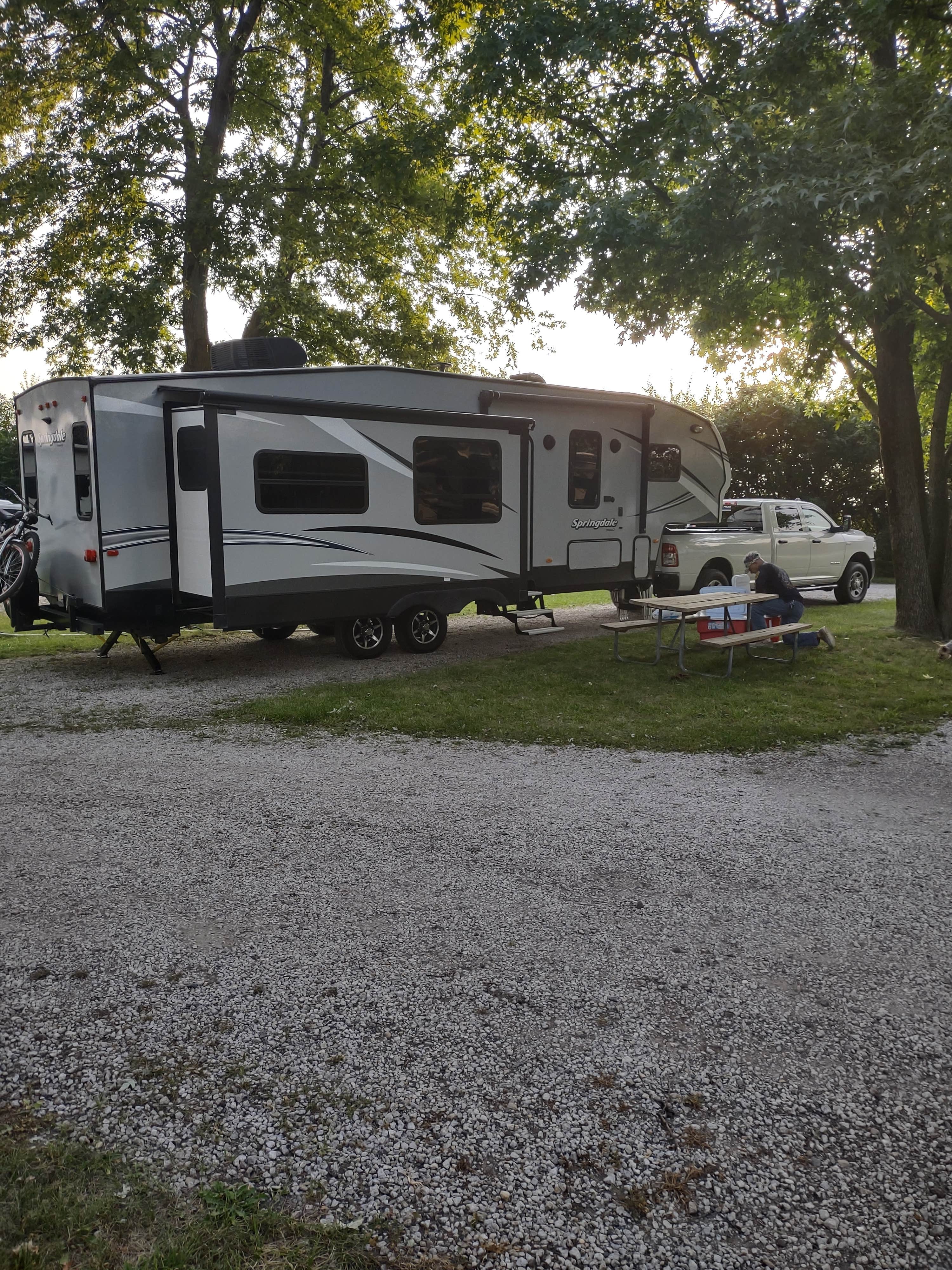 Duwana P.'s photo of rv camping at Kamp Komfort RV Park and Campground near Beason, IL