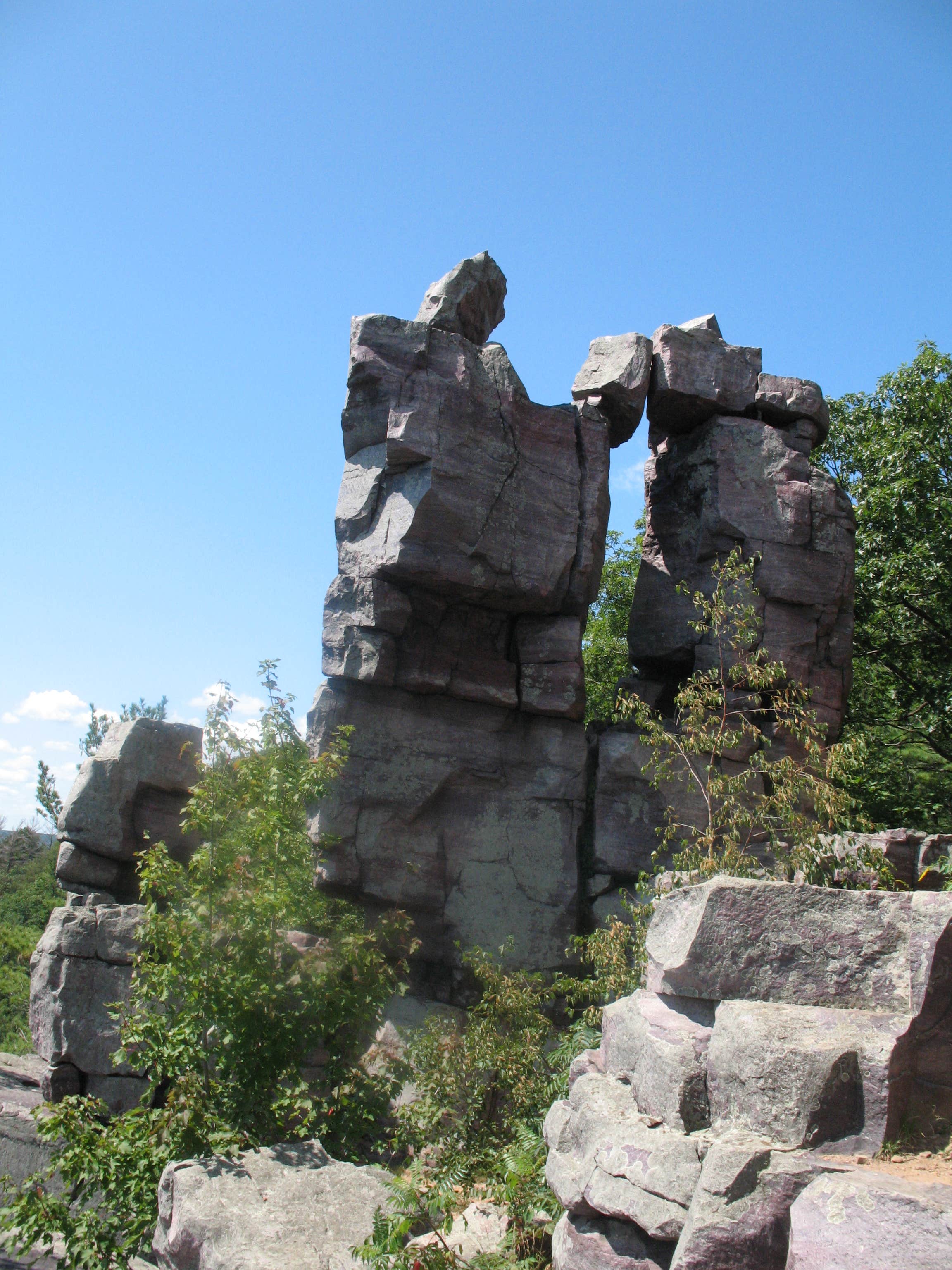 Camper submitted image from Quartzite Campground — Devils Lake State Park - 3