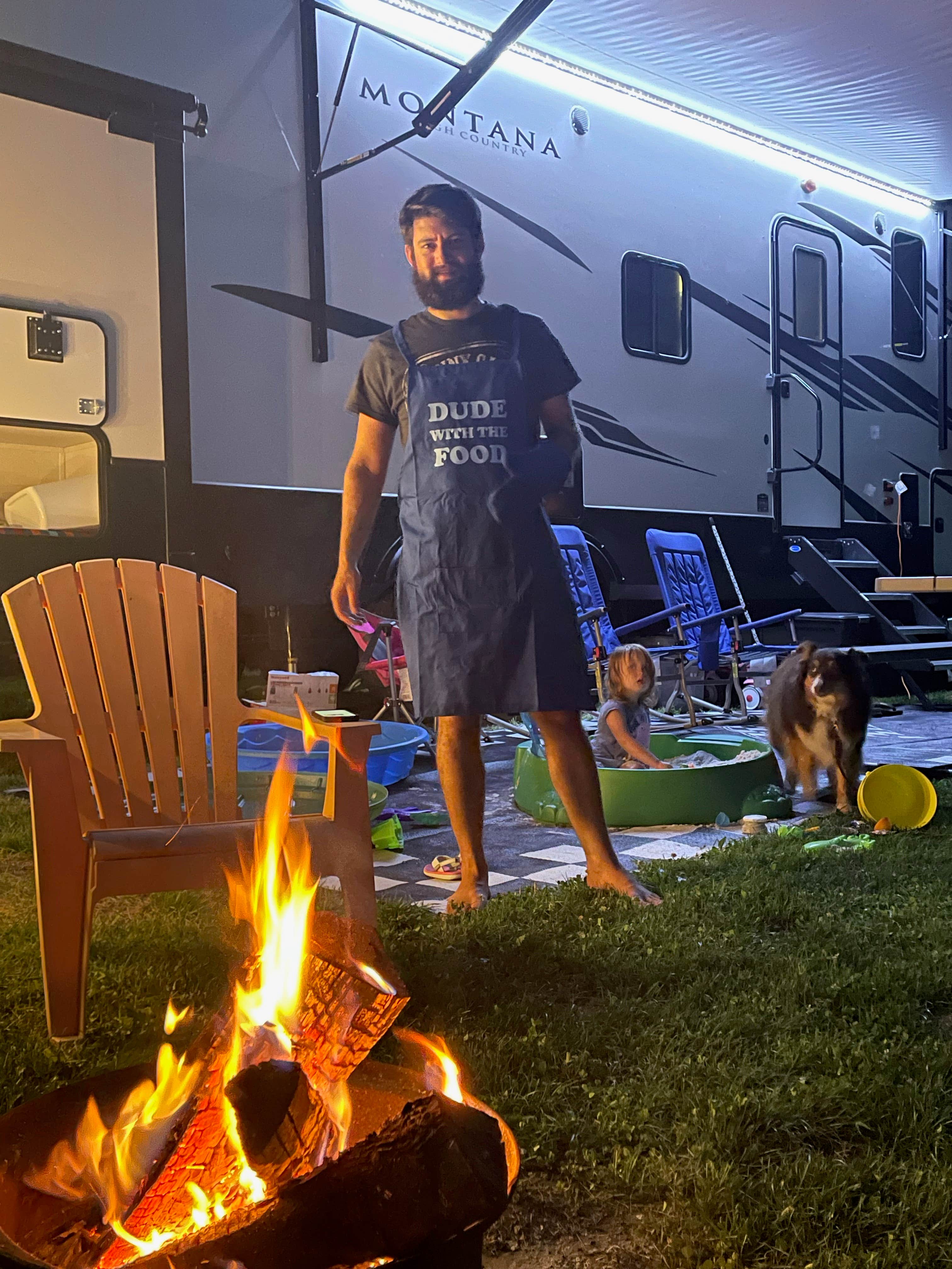 Jessica S.'s photo of camping with pets at Point Au Gres Marina & Campground near Kawkawlin, MI