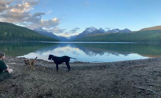 Cody L.'s photo of camping with pets at Bowman Lake Campground — Glacier National Park near Glacier National Park