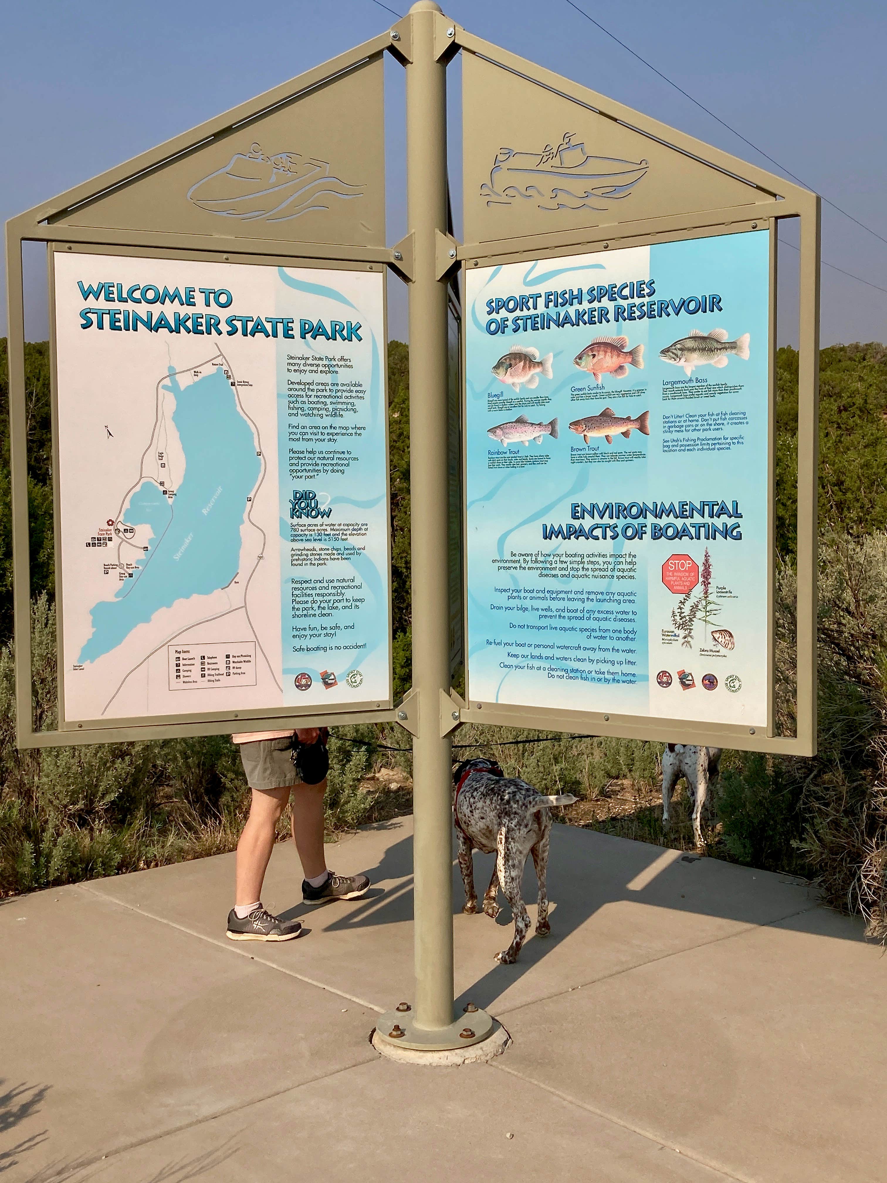 MickandKarla W.'s photo of camping with pets at Steinaker State Park Campground near Vernal, UT