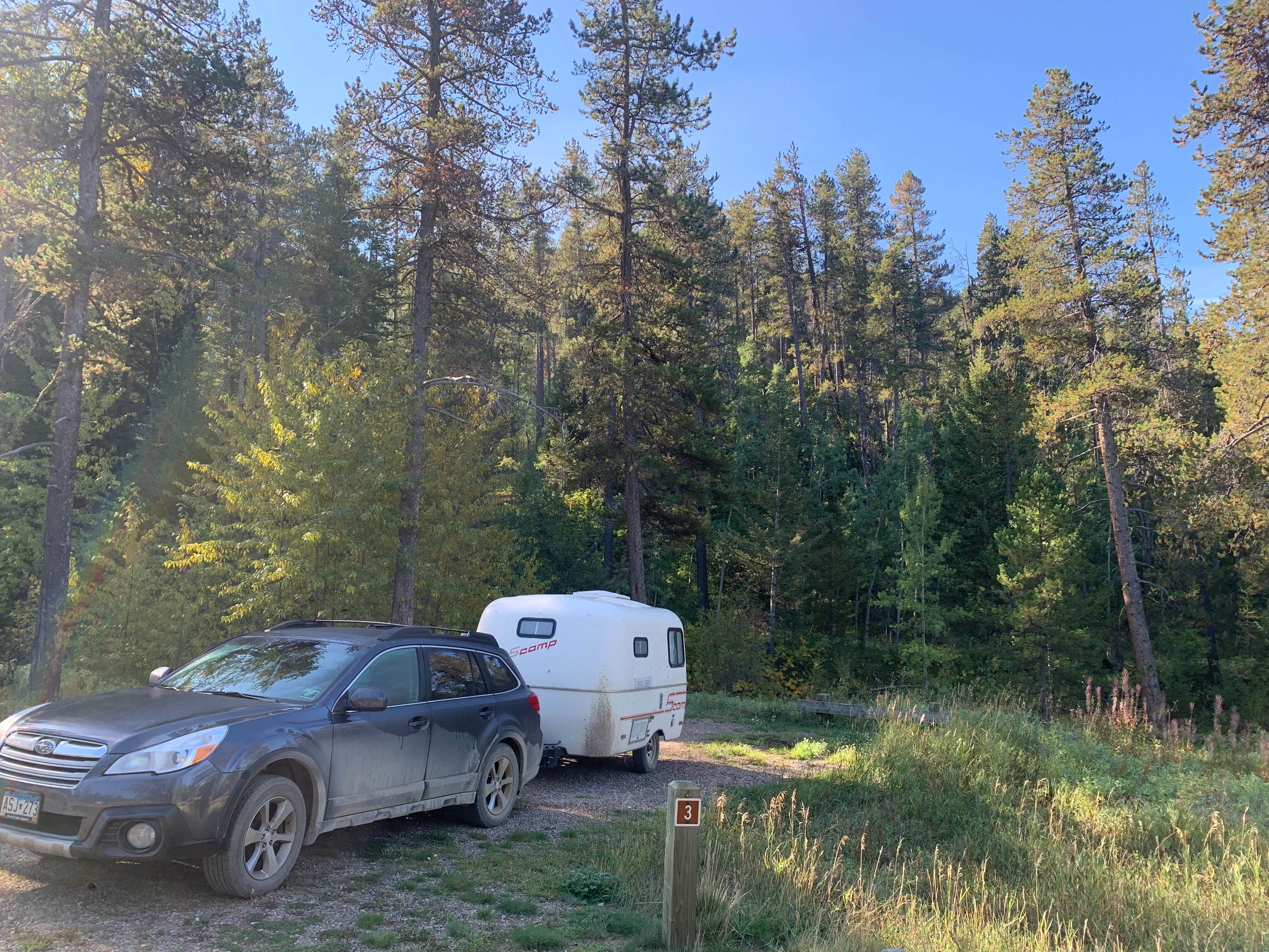 Lisa Z.'s photo of rv camping at Thain Creek near Hobson, MT
