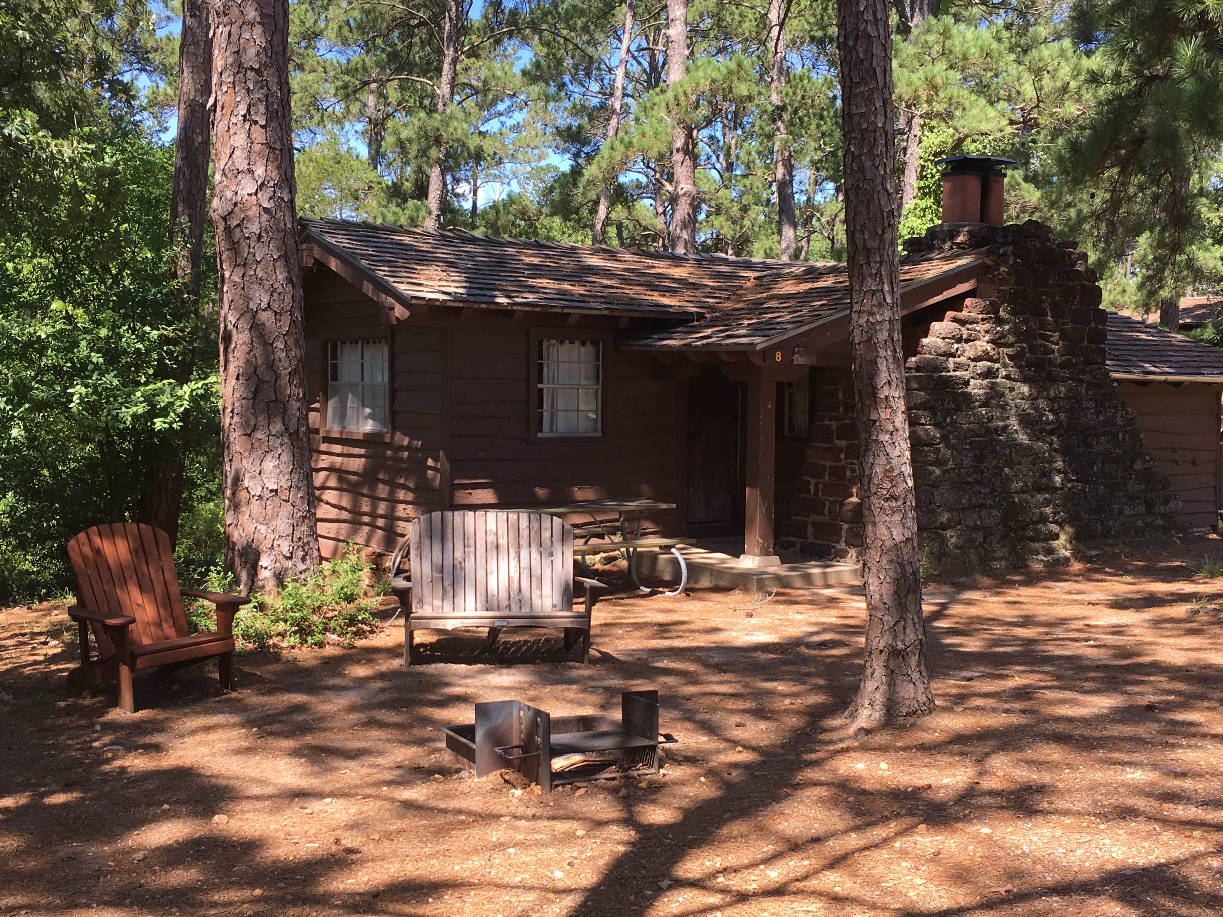 Troy W.'s photo of a cabin at Bastrop State Park Campground near Leander, TX