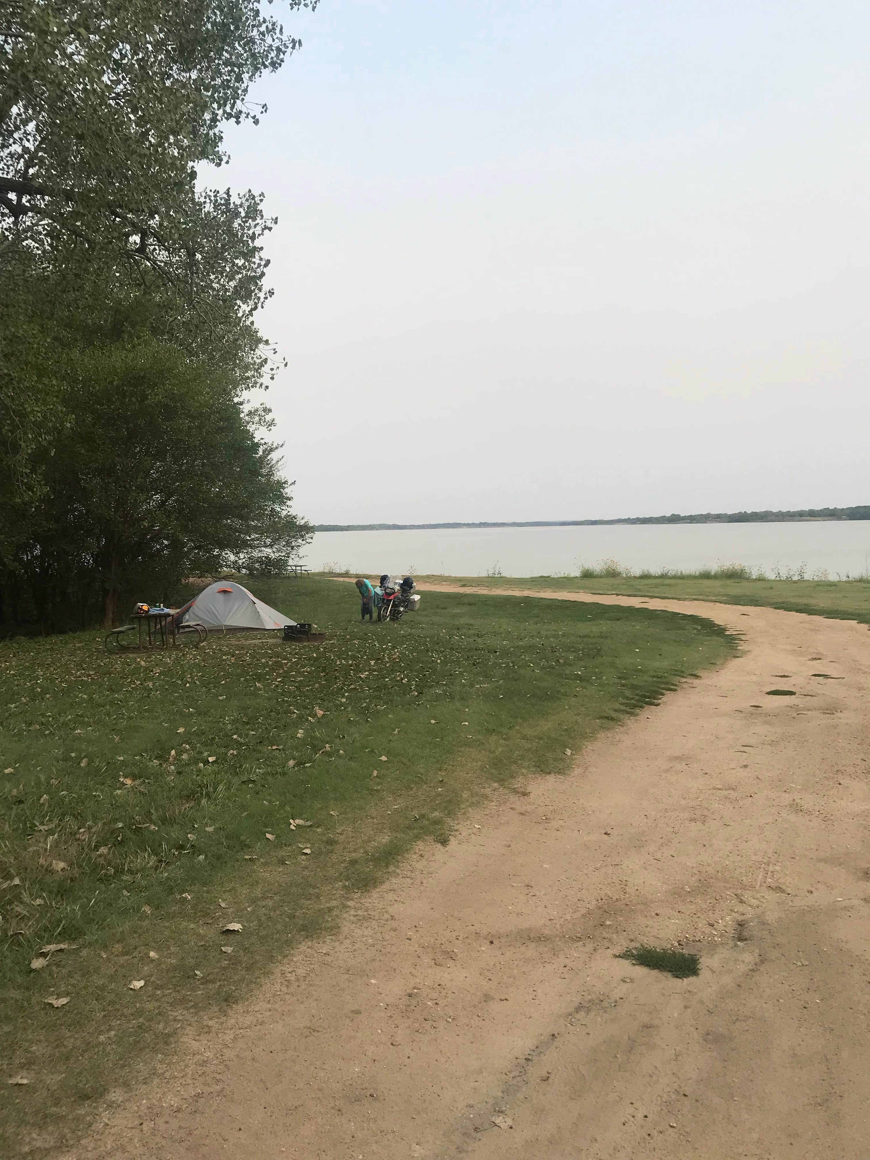 Richard R.'s photo at Caving Banks Campground — Kanopolis State Park near Ellinwood, KS