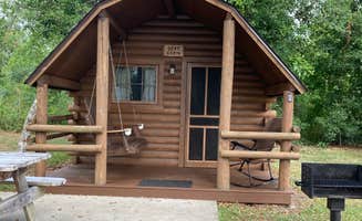 Carol N.'s photo of glamping accommodations at Triple C's Campground & RV Park-PERMANENTLY CLOSED in Florida