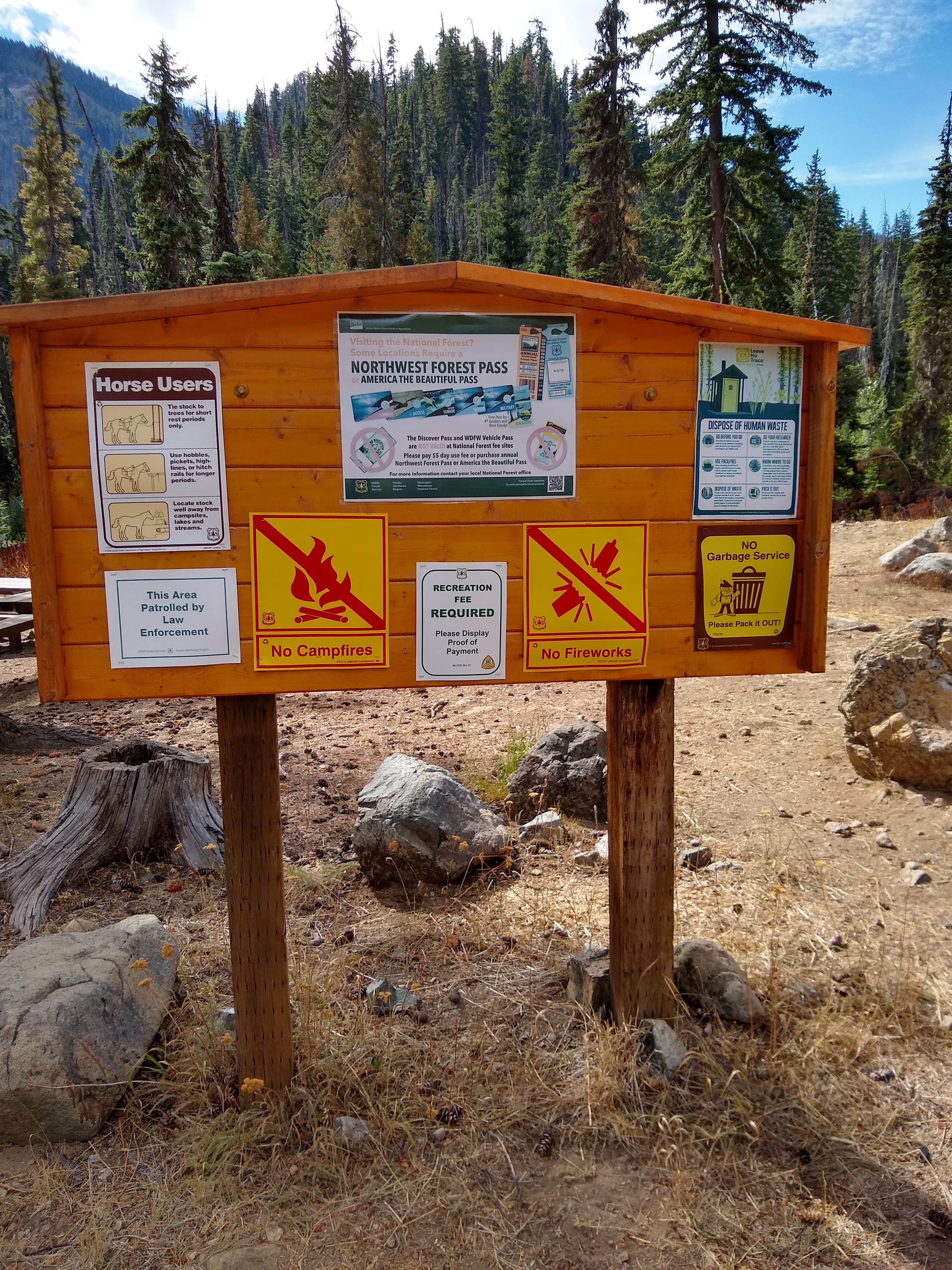 Camper-submitted photo at De Roux Campground near Okanogan-Wenatchee National Forest