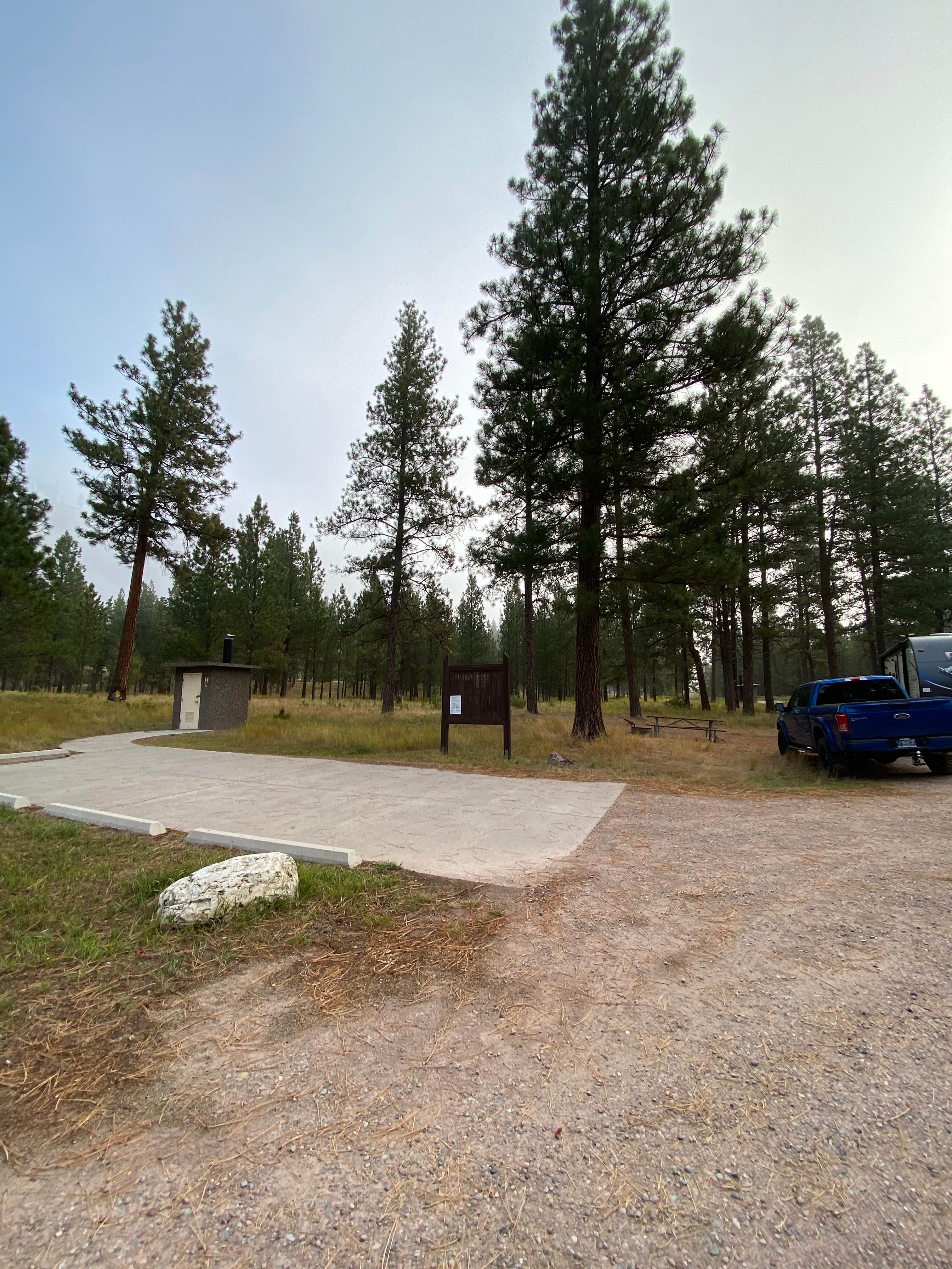 Camping near Corricks River Bend: Russell Gates Memorial, Ovando, Montana