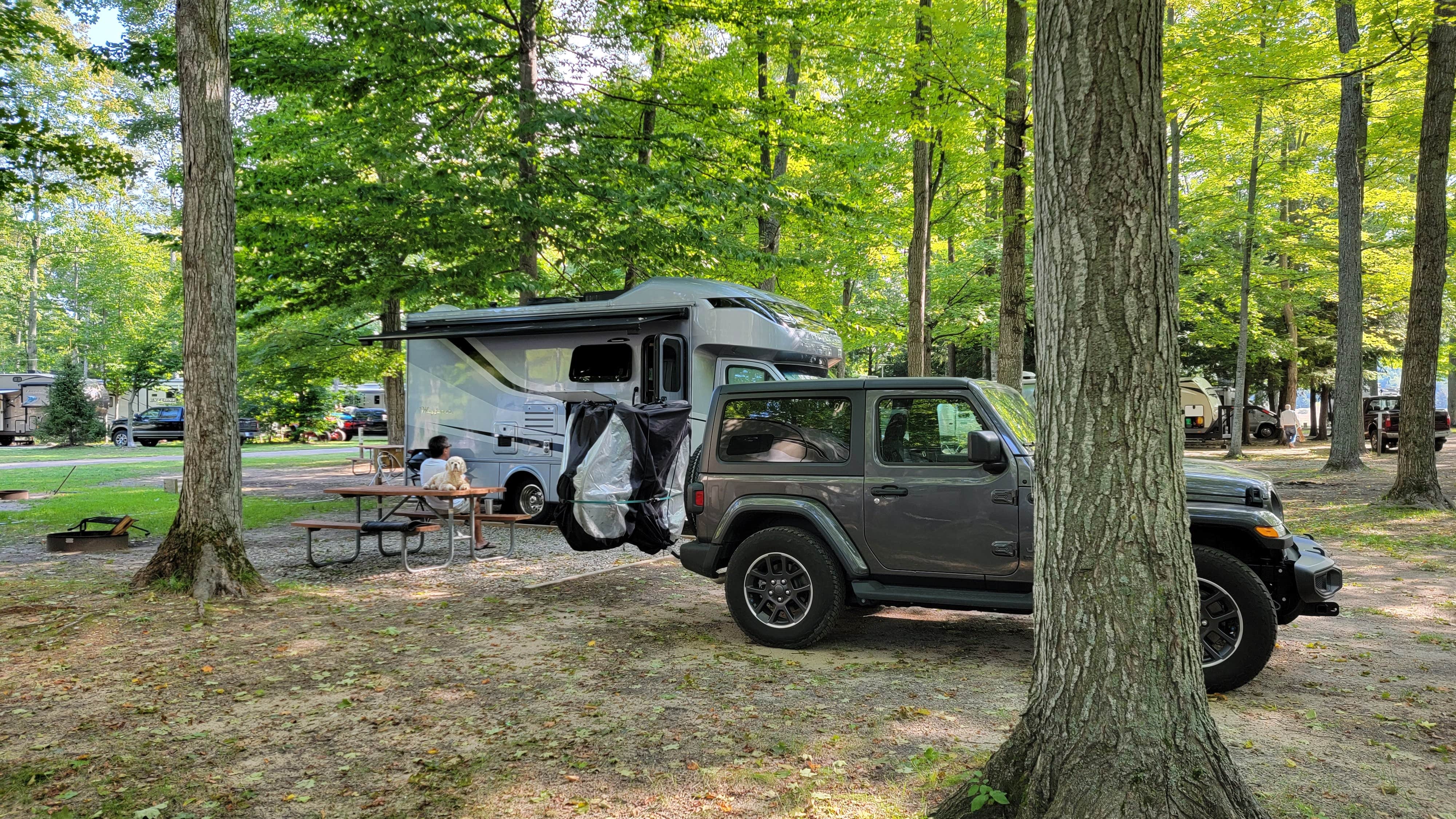 Tara T.'s photo of rv camping at Indigo Bluffs RV Park near Rapid City, MI