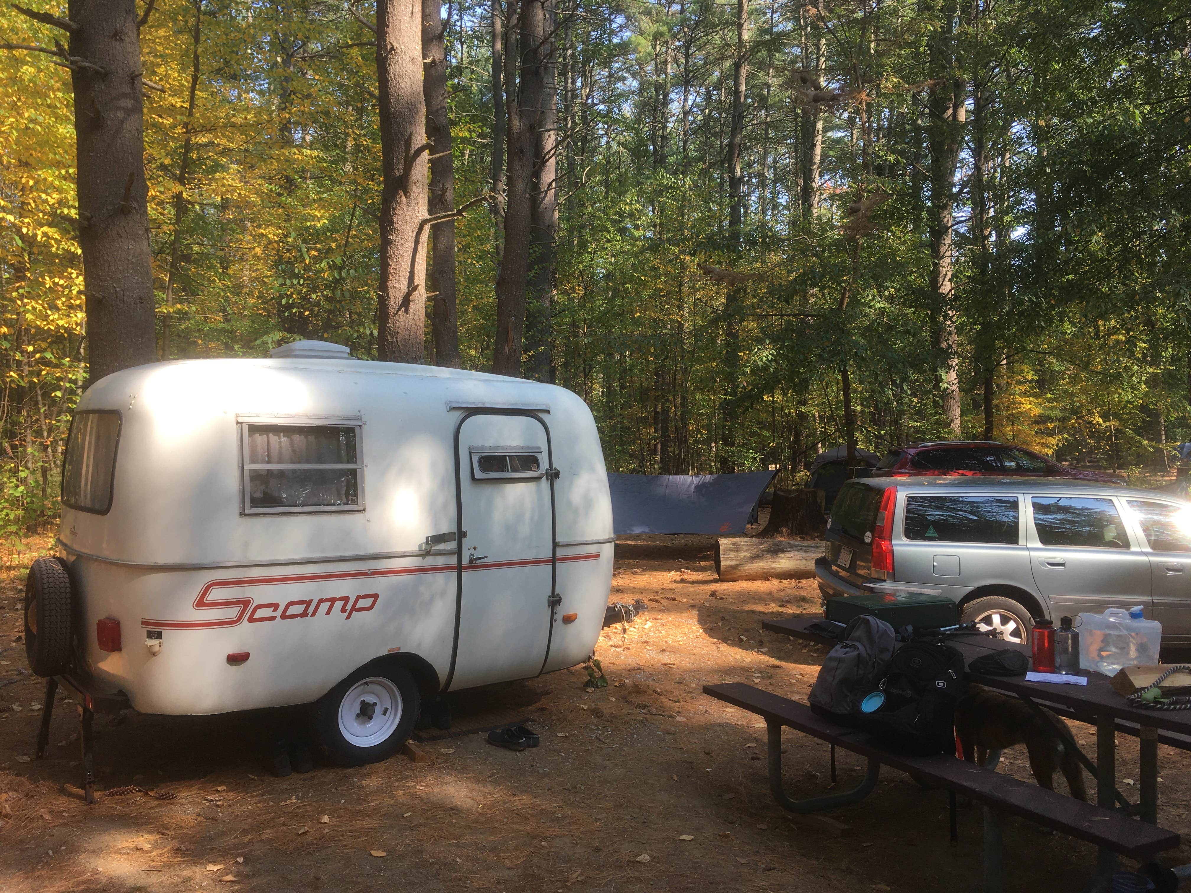 Alan's photo of rv camping at Bear Brook State Park Campground near Bow, NH
