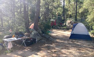 Matt M.'s photo of tent camping at Crown King Area (Horsethief Basin lake) near Crown King, AZ