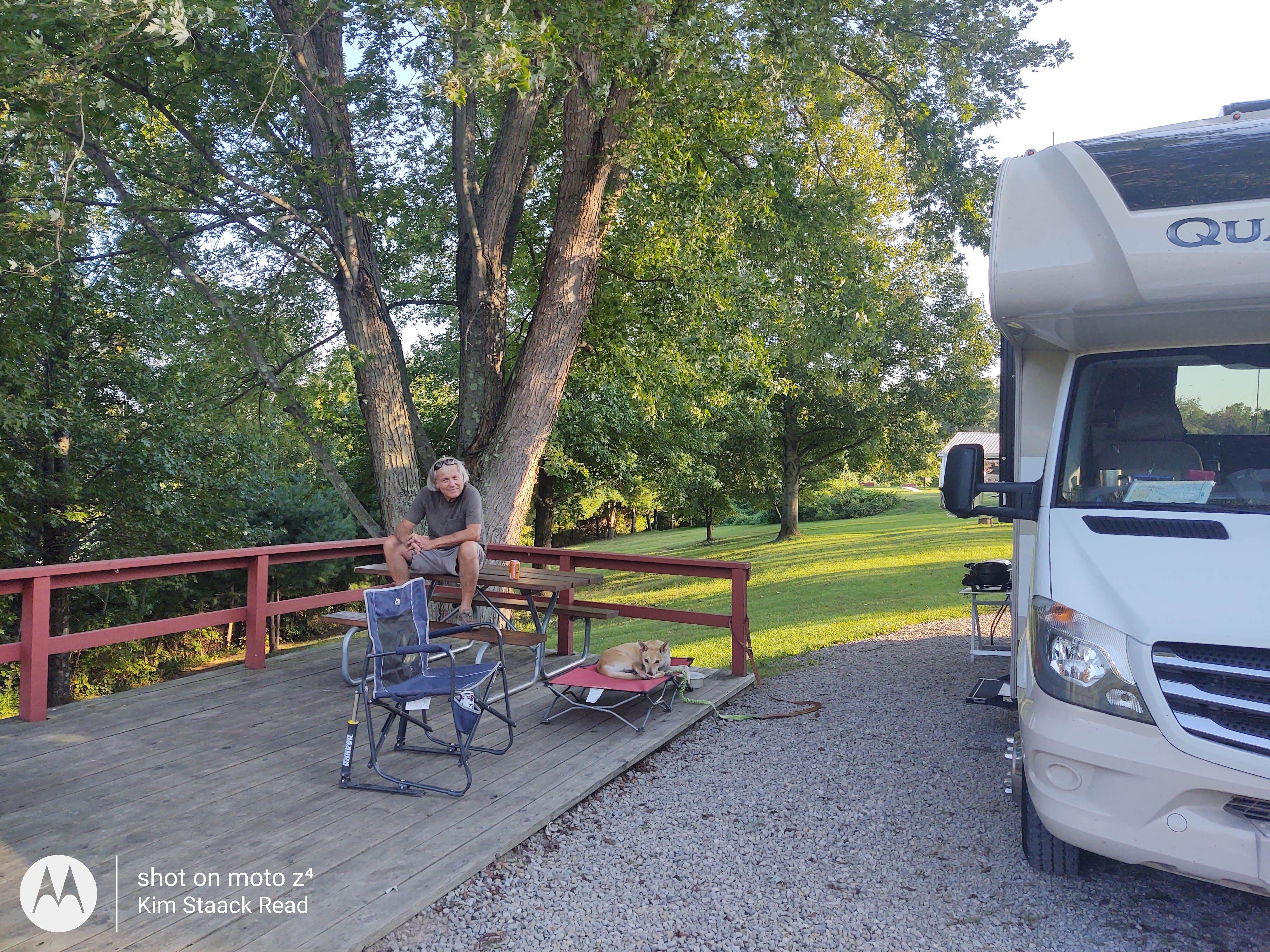 Kim S.'s photo of rv camping at Wolfie's Campground near New Lexington, OH