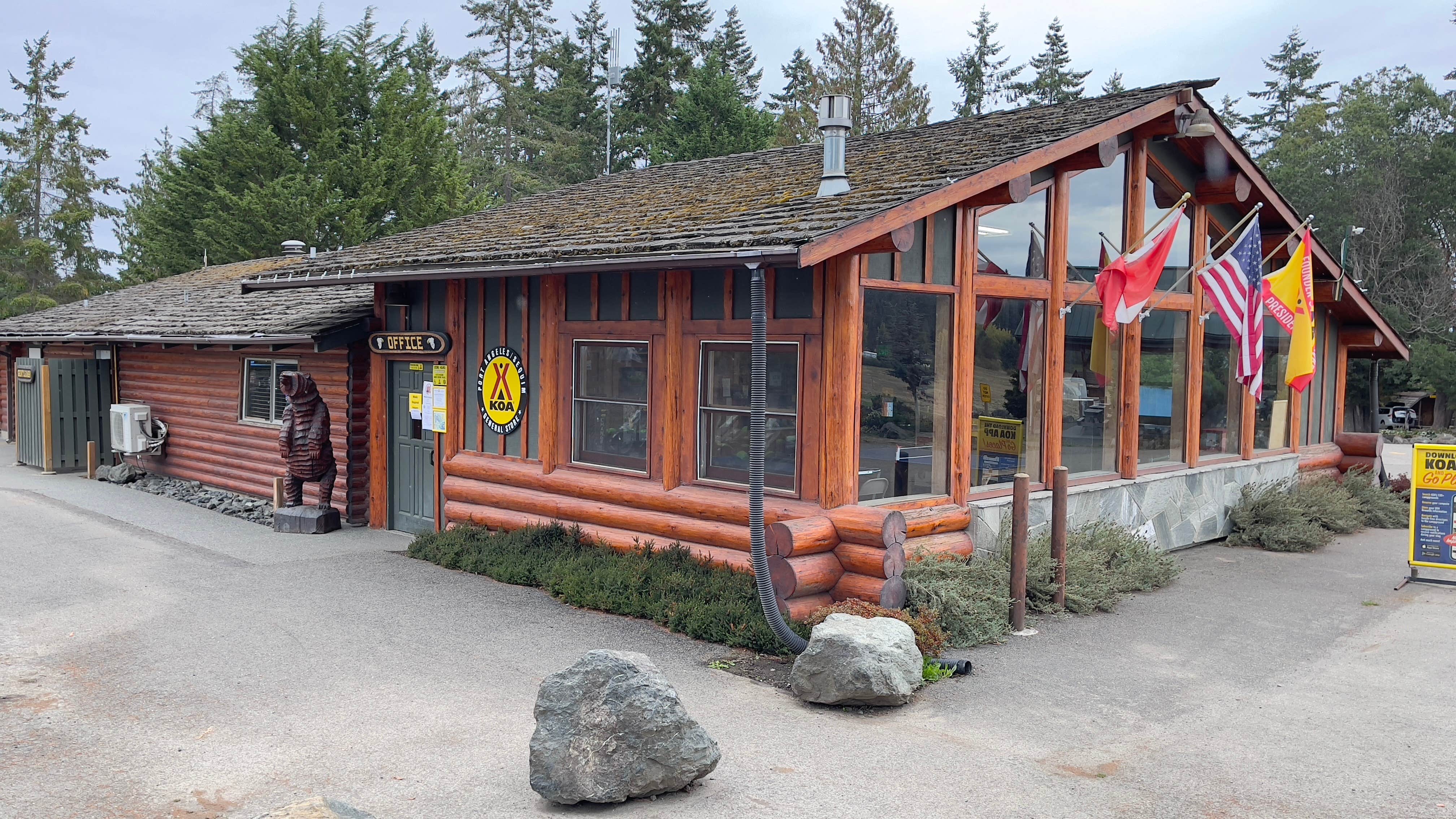 Harold C.'s photo of a cabin at Olympic Peninsula-Port Angeles KOA near Brinnon, WA