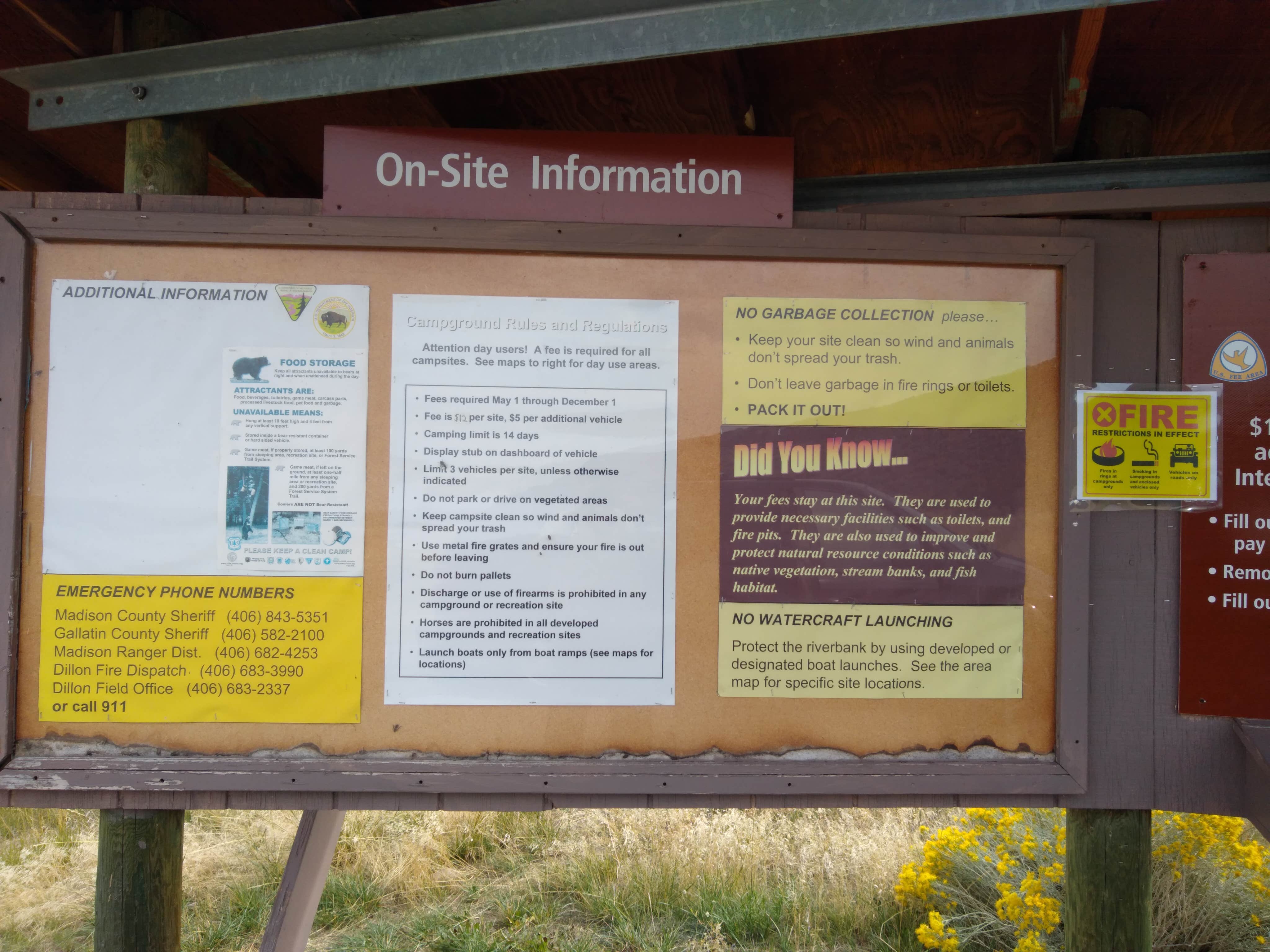 Camper-submitted photo at Palisades Campground near Cameron, MT