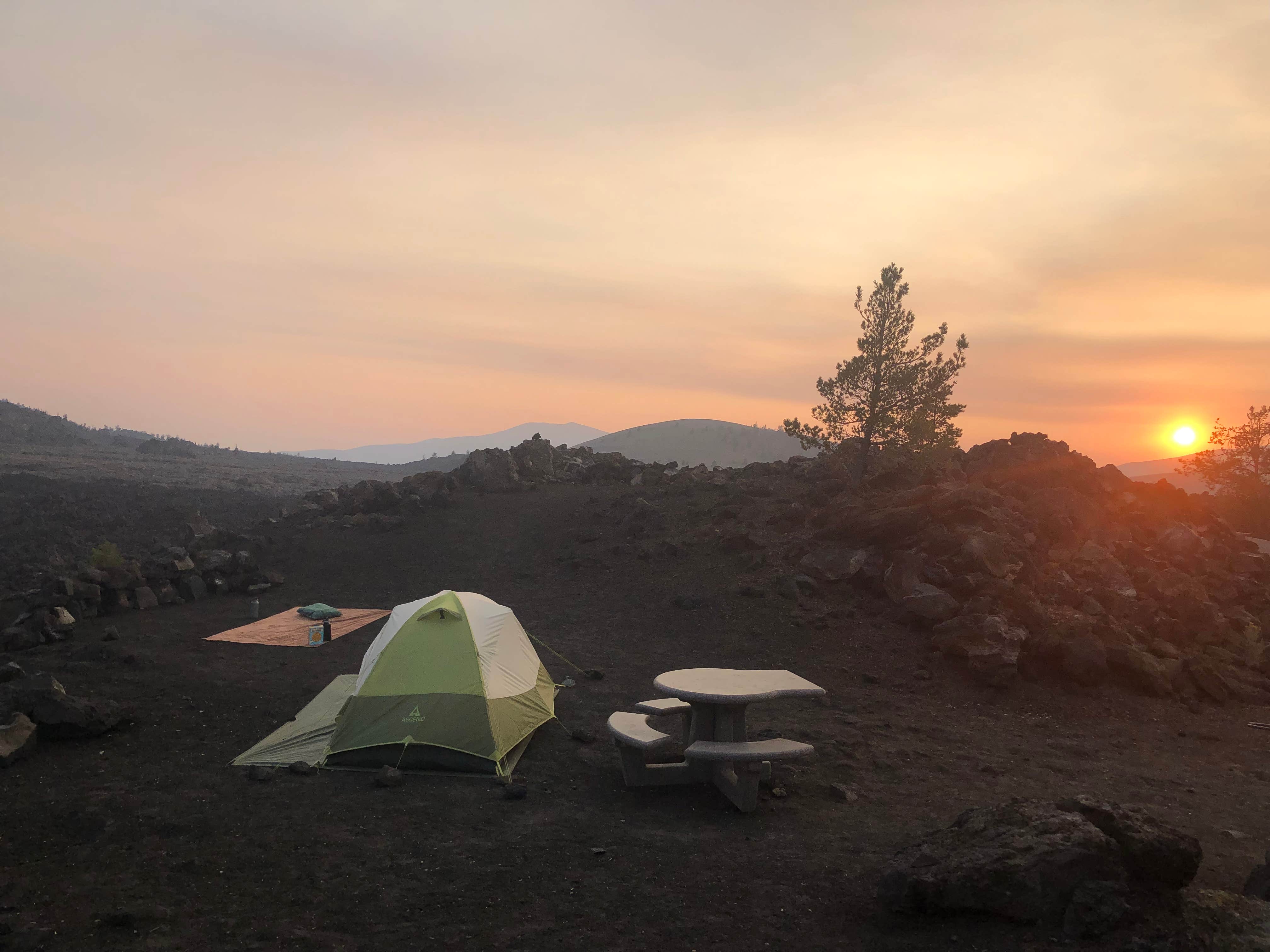 Morgan M.'s photo at Group Campground — Craters of the Moon National Monument near Howe, ID