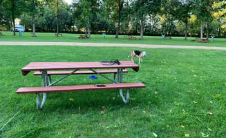 Eileen's photo of camping with pets at Adrian City Park near Garretson, SD