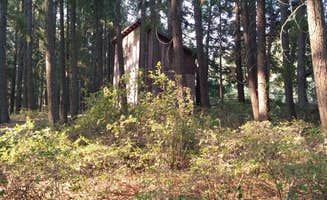 April B.'s photo of glamping accommodations at Eagle Valley Campground near Snoqualmie Pass, WA