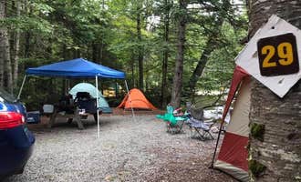 Camping near Lonesome Lake Hut: Fransted Family Campground , Franconia, New Hampshire