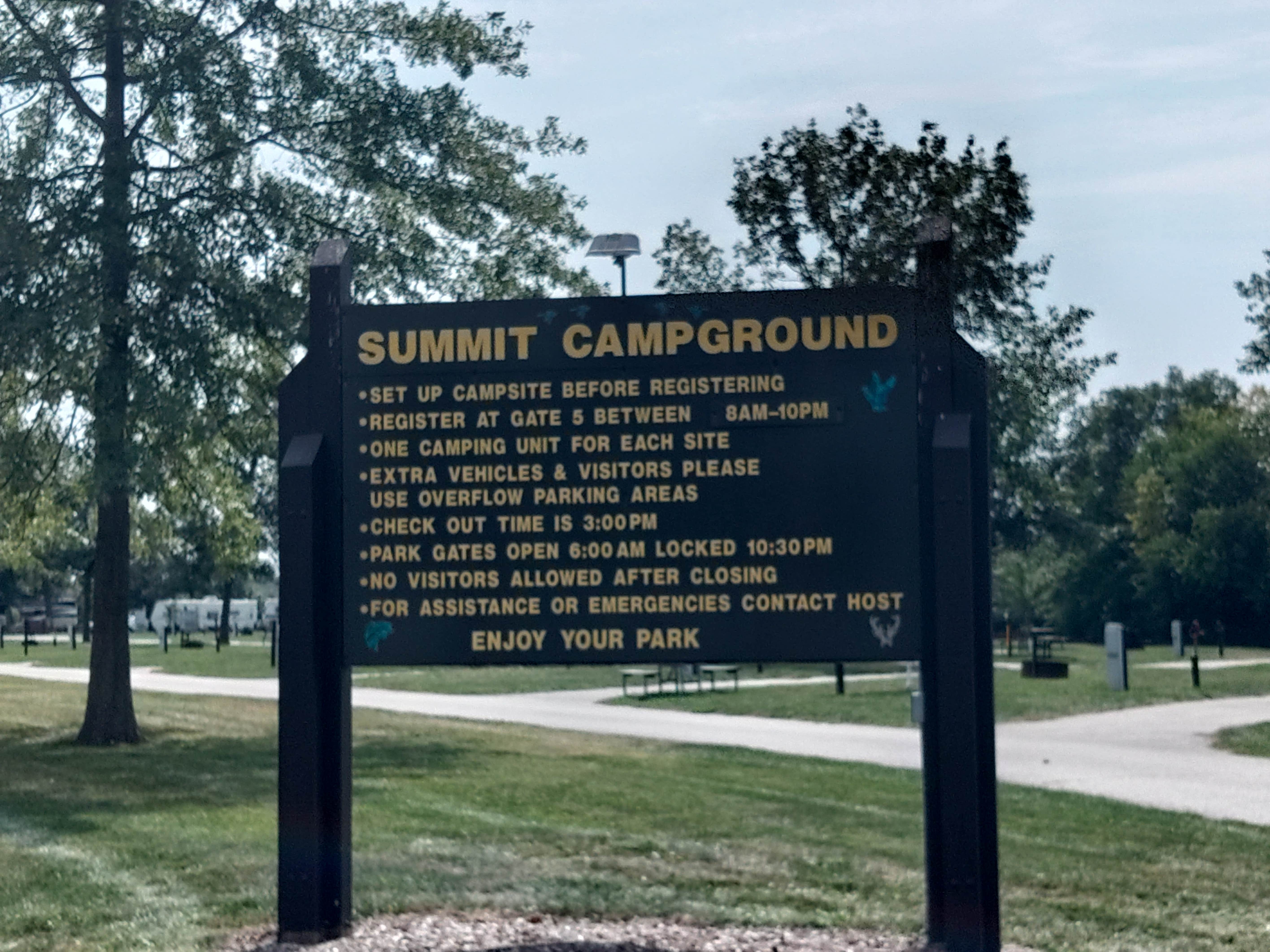 Camper submitted image from Summit Campground - West Lake Park - 2