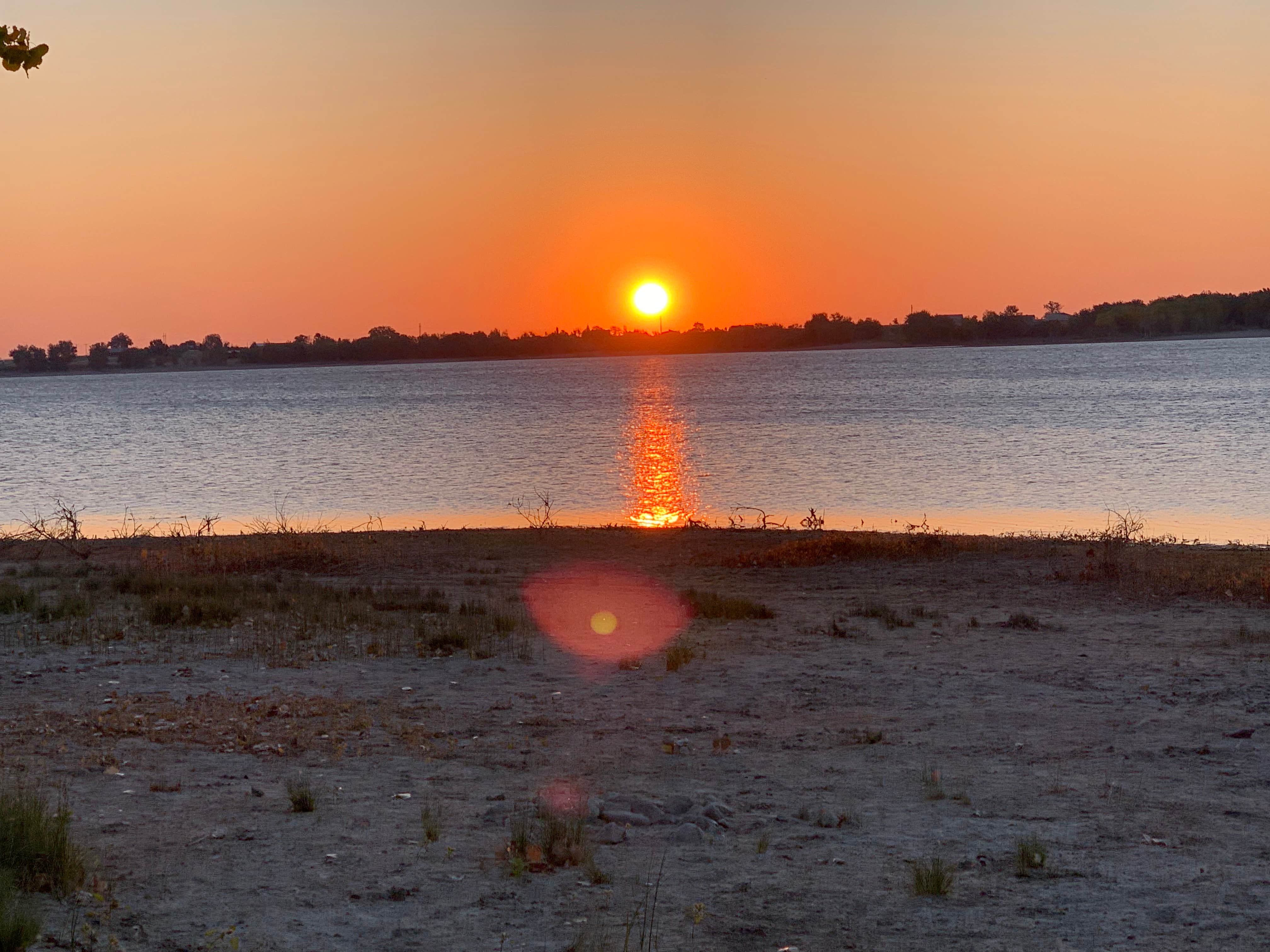 Sharrie T.'s photo of a dispersed camping area at Wheatland Reservoir #1 - Public Access Area near Guernsey, WY