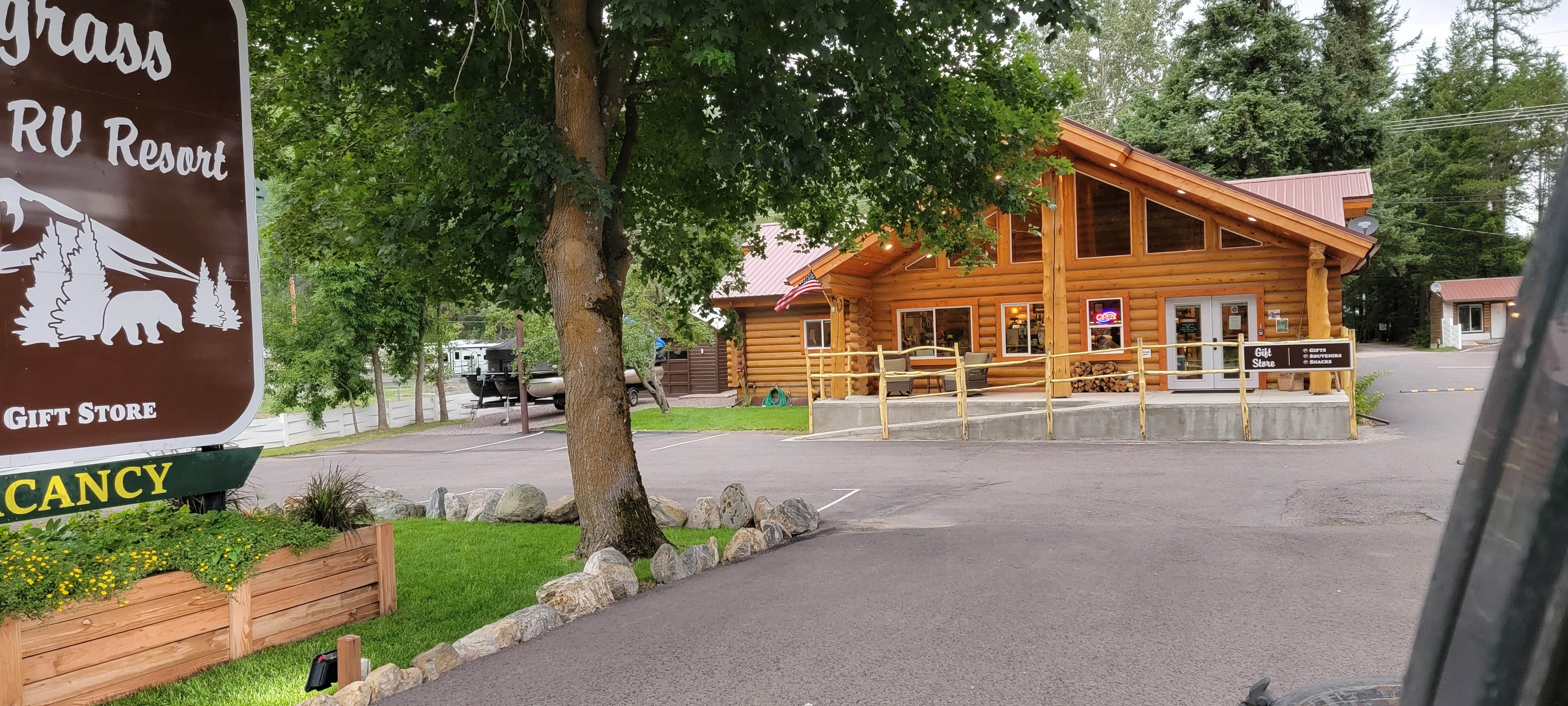 Nancy C.'s photo of a cabin at Beargrass Lodging & RV Resort near Flathead National Forest
